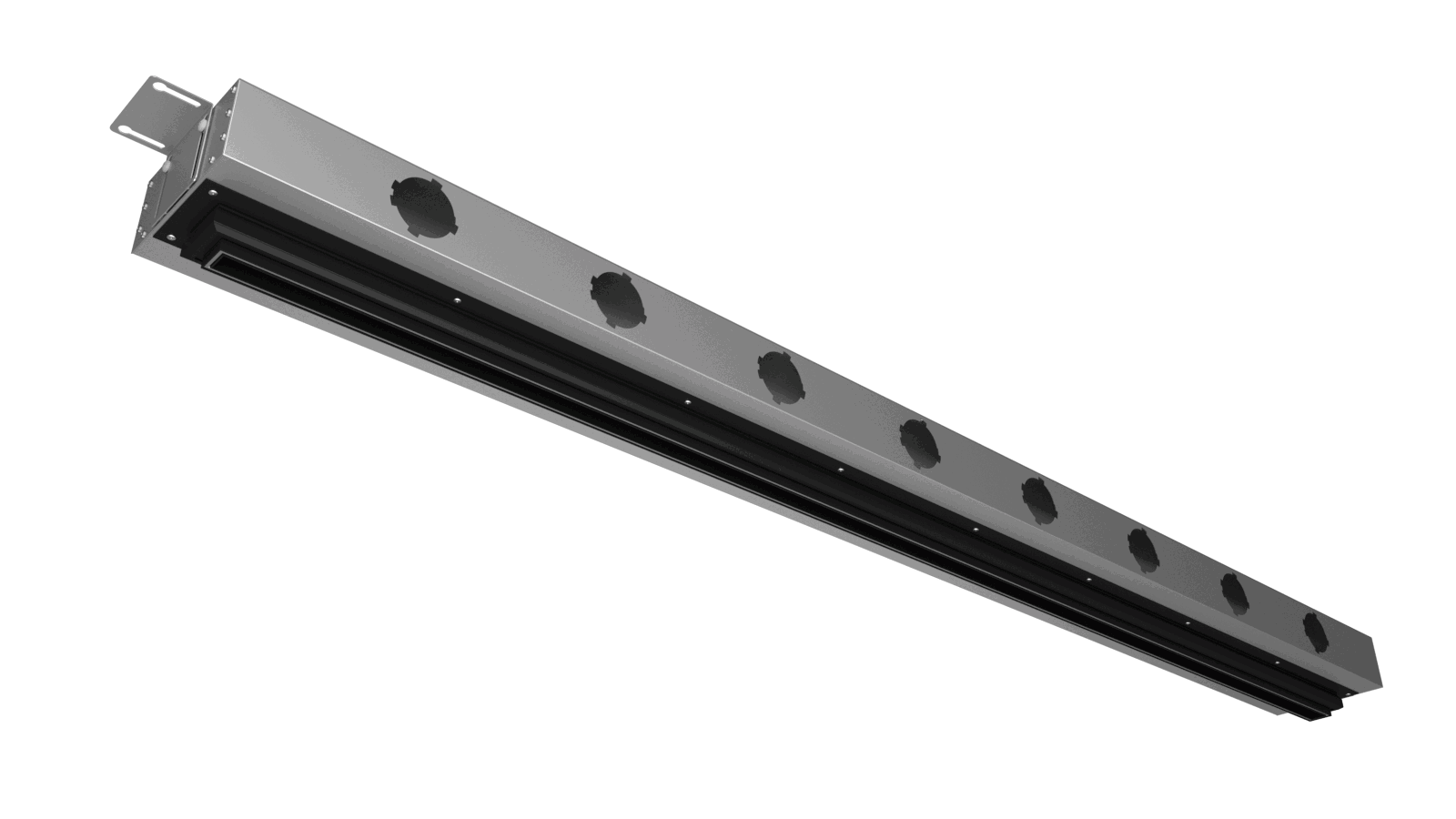 Изображение товара Диффузор щелевой для натяжного потолка с КСД Provent VPND 2000x25/90x8 на 8 выходов