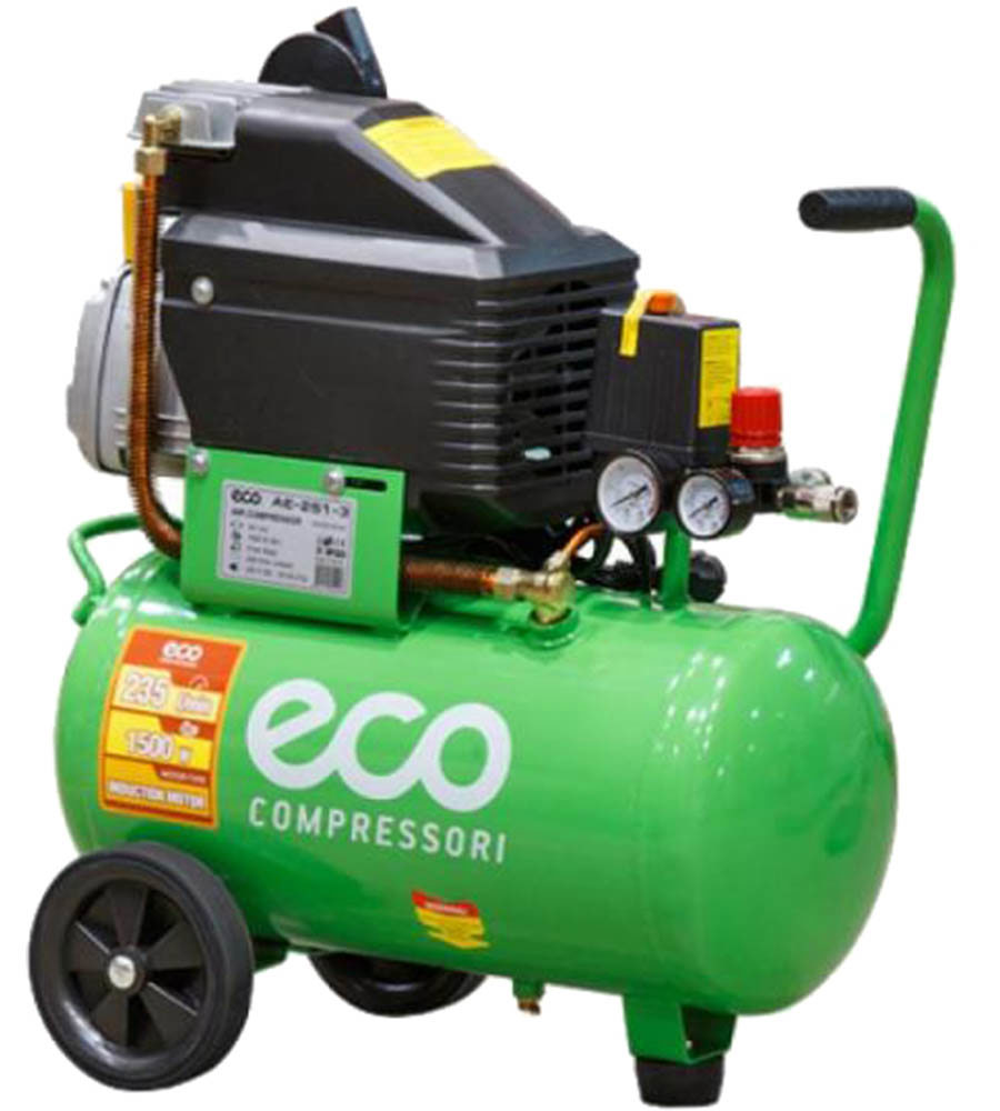 Изображение товара Компрессор поршневой масляный Eco AE-251-3 24л 235л/мин