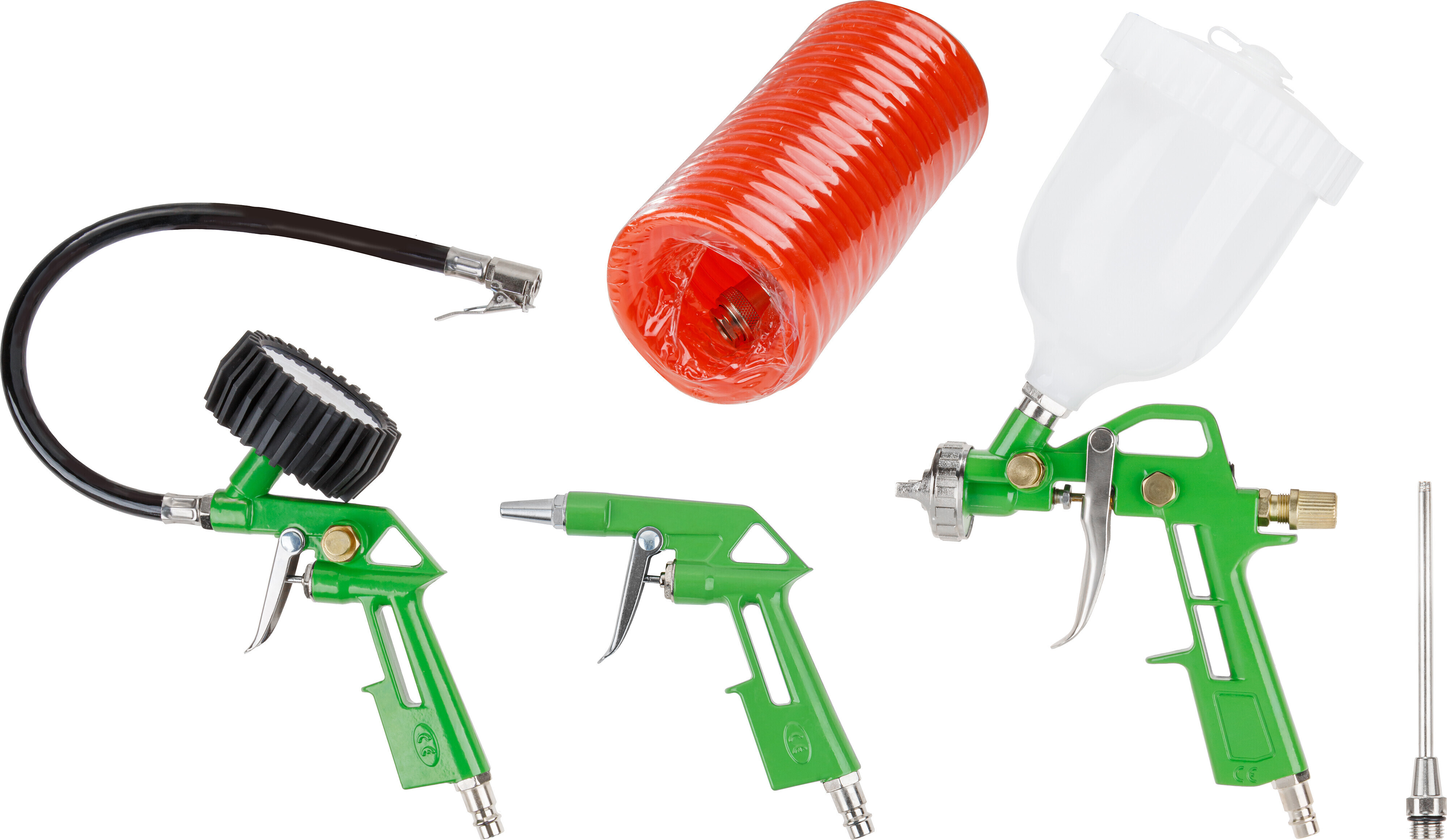 Изображение товара Набор пневматических инструментов ECO SGK-51 из 5 предметов с компрессорным оборудованием