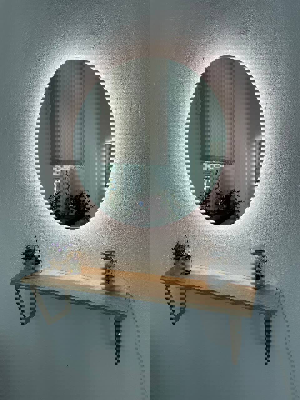 Изображение товара Зеркало с подсветкой Alfa mirrors круглое 50см дневной свет