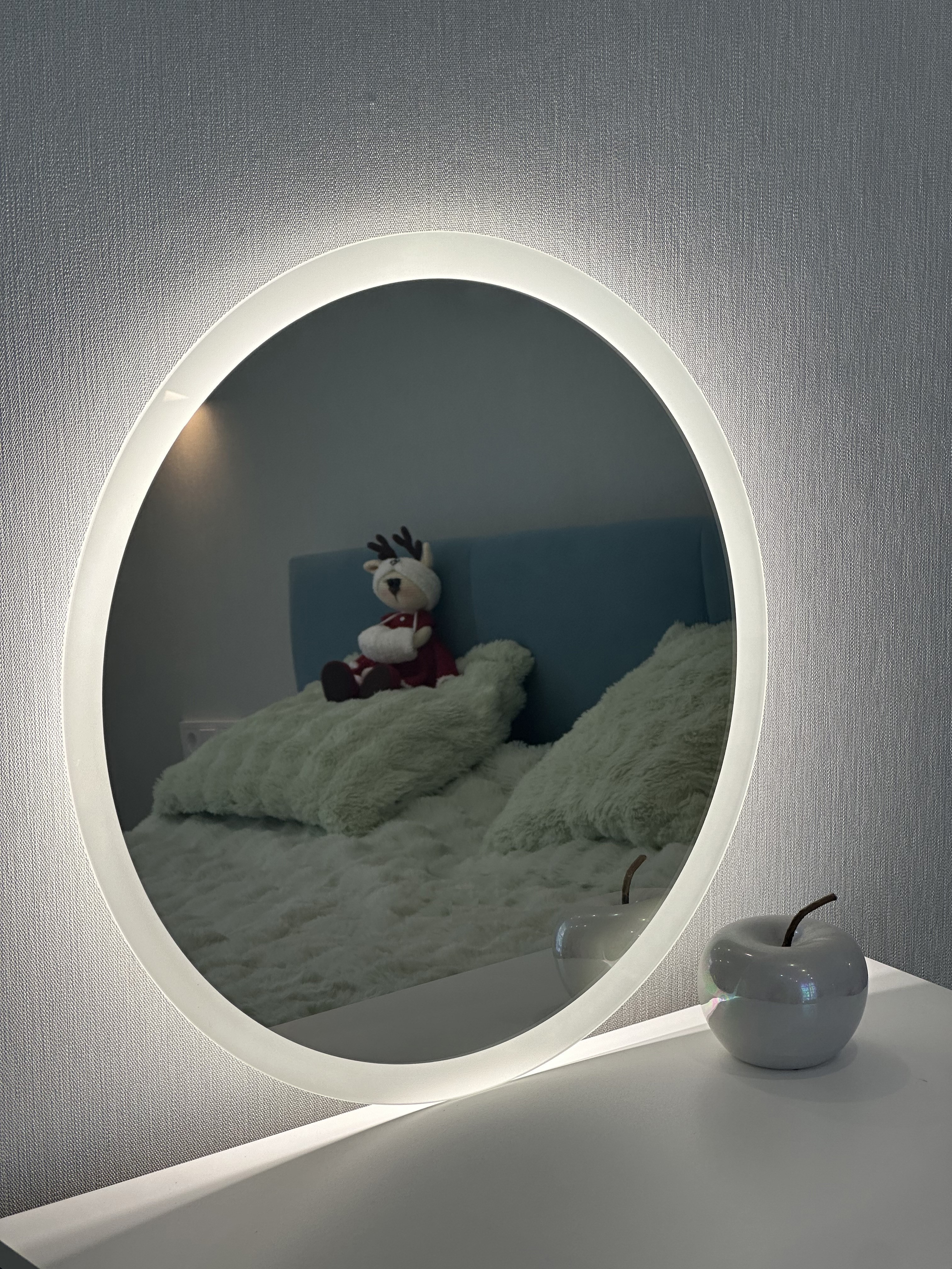 Изображение товара Зеркало для ванной Alfa mirrors подогрев Svet-8AVzVd-Lite с подсветкой 80x80см включение на взмах