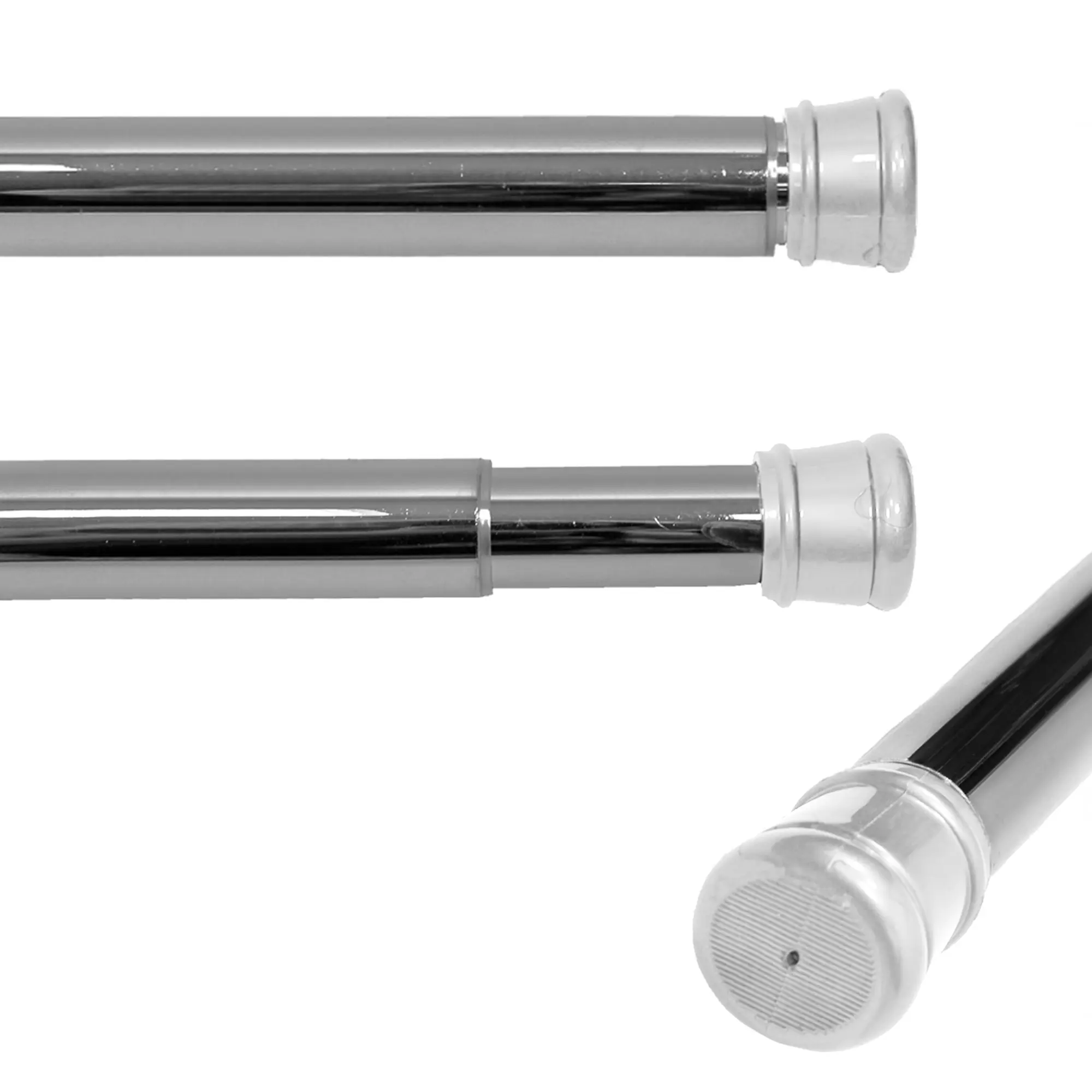 Карниз для ванной Bath Plus KK-009 телескопический 137-250 см цвет хром - 2