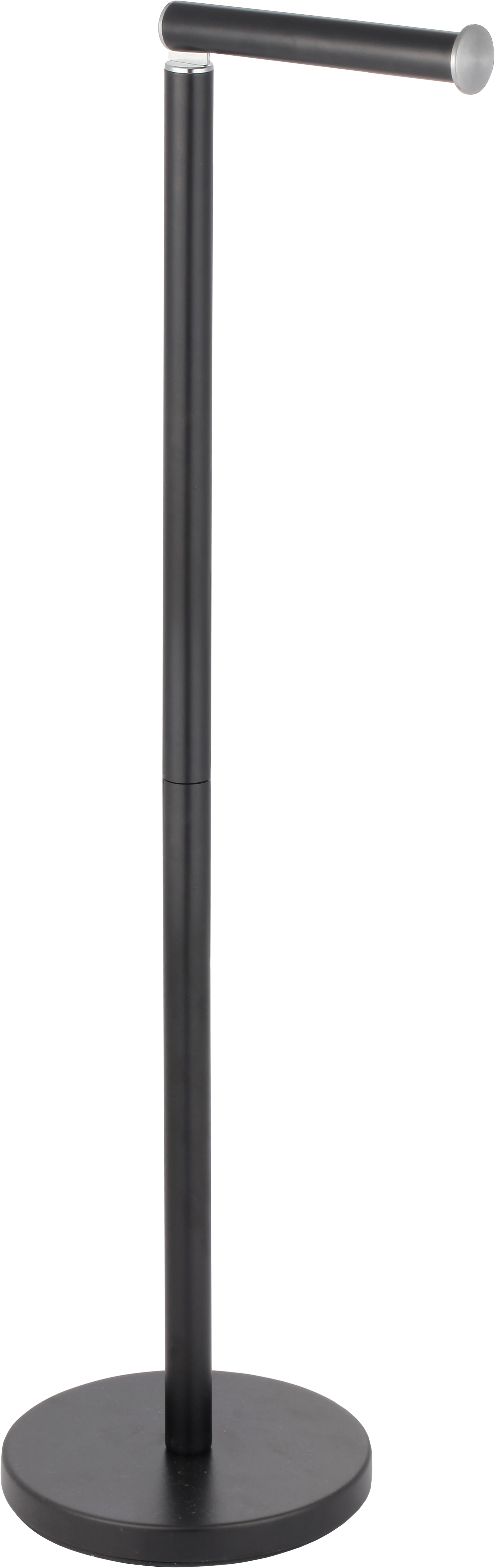 Изображение товара Стойка для ёршика и туалетной бумаги VIDAGE Юстис 72 см из нержавеющей стали черная