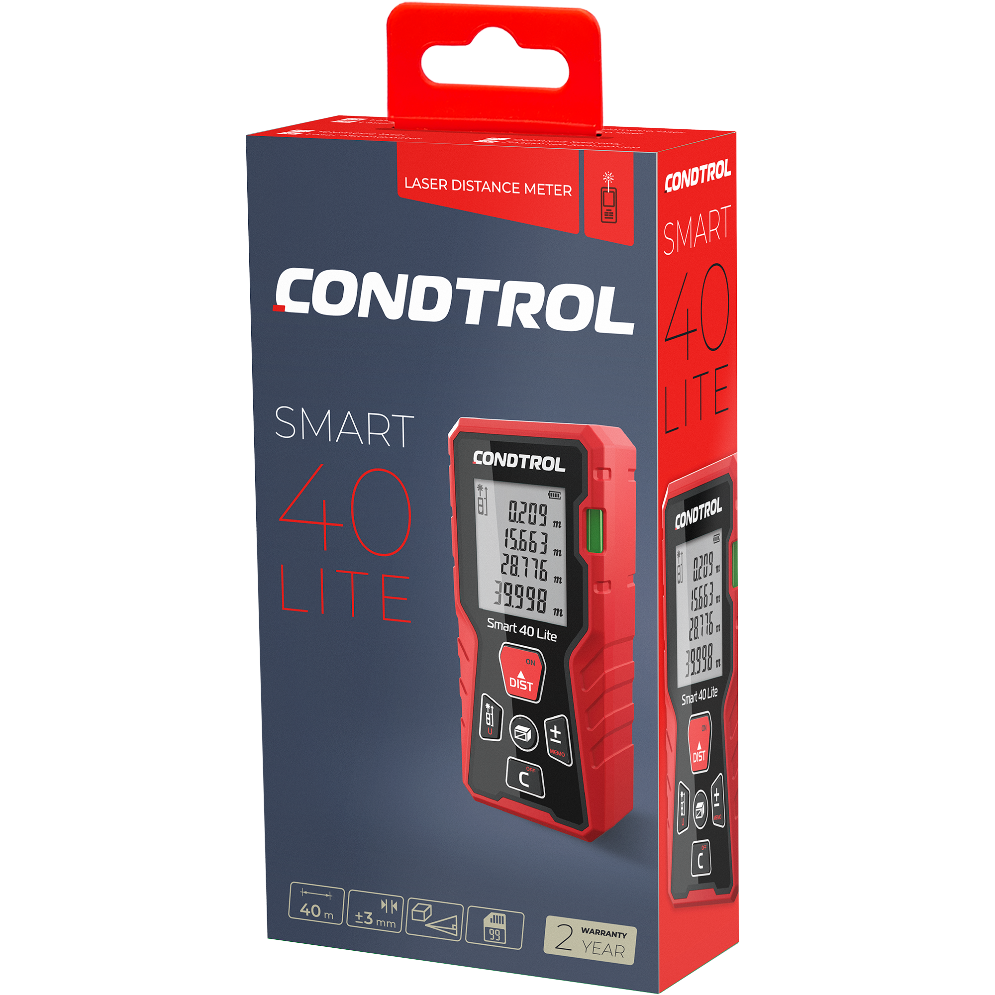 Дальномер лазерный Condtrol Smart40 Lite 40 м - 3