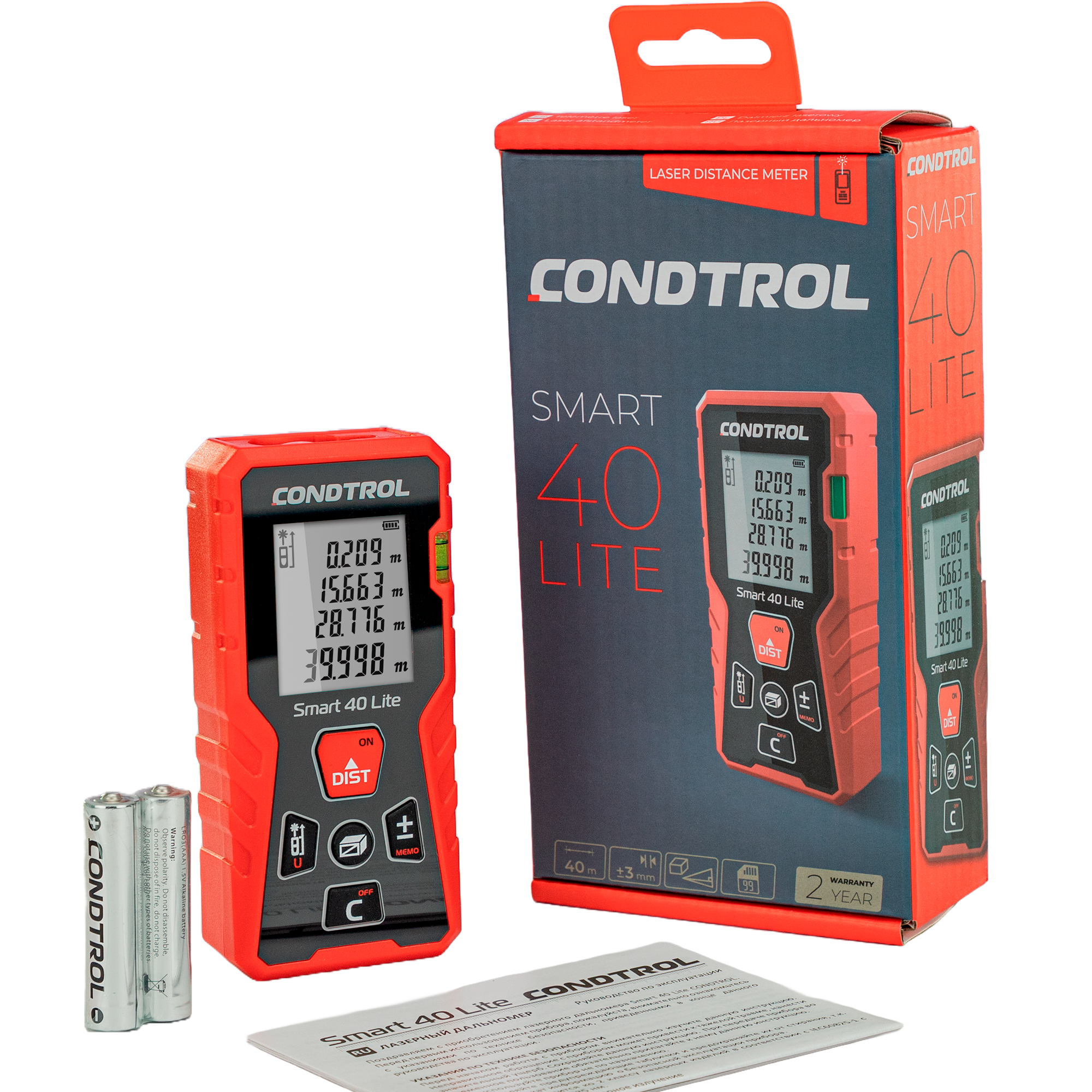 Дальномер лазерный Condtrol Smart40 Lite 40 м - 1