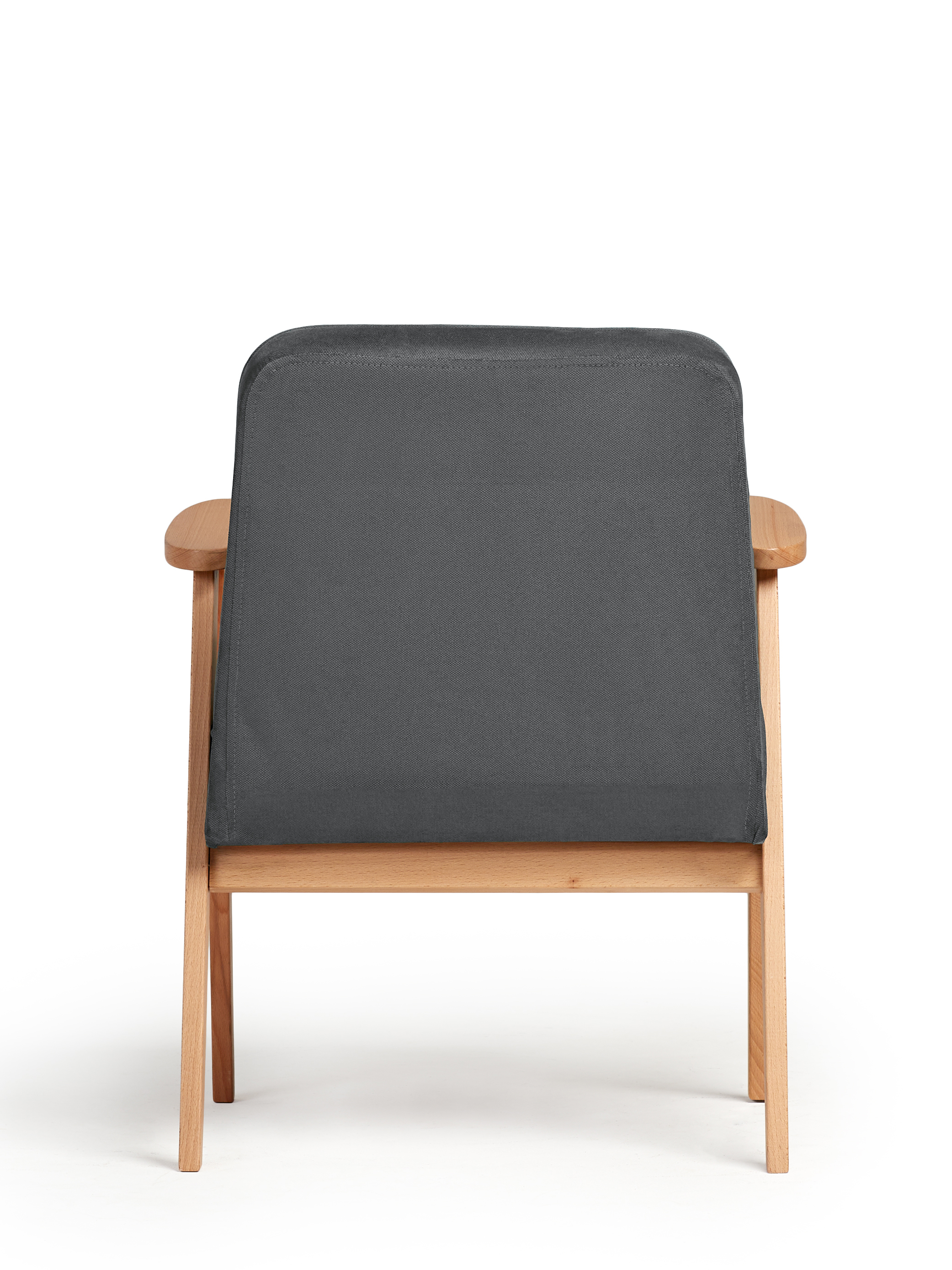 Изображение товара Кресло Несс из велюра серое, современное и комфортное