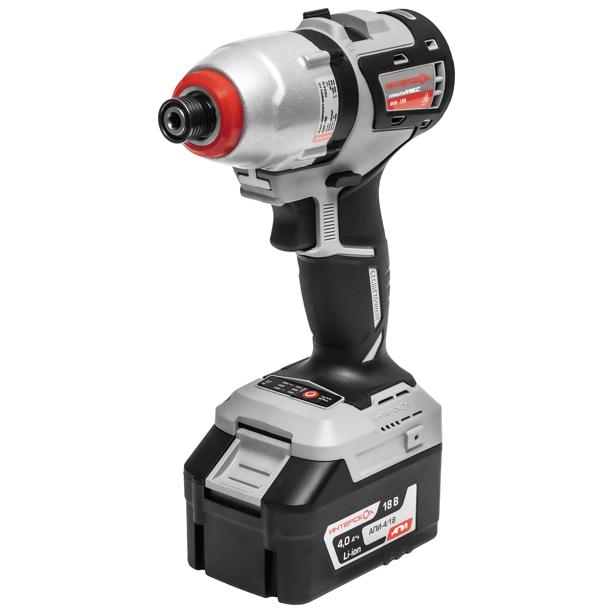 Изображение товара Модуль шуруповерта аккумуляторного ударного Интерскол МультиМАКС ШАУ-180 755.0.3.10