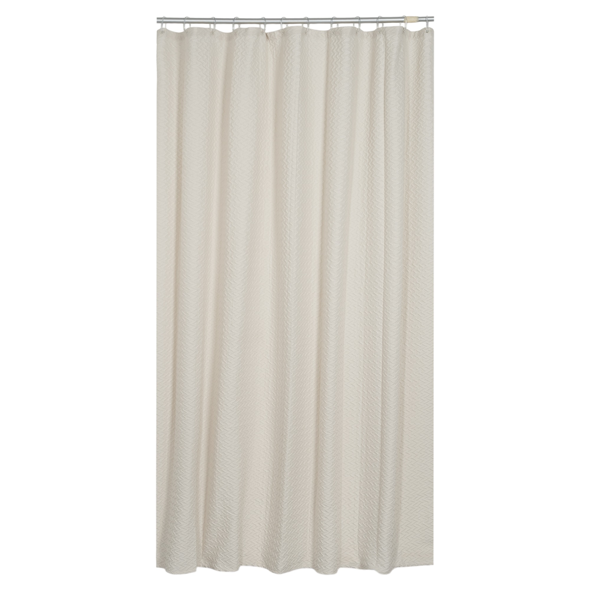 Изображение товара Штора для ванной Swensa Baikal SWC-95-60-IVR 200x180 см полиэстер цвет айвори