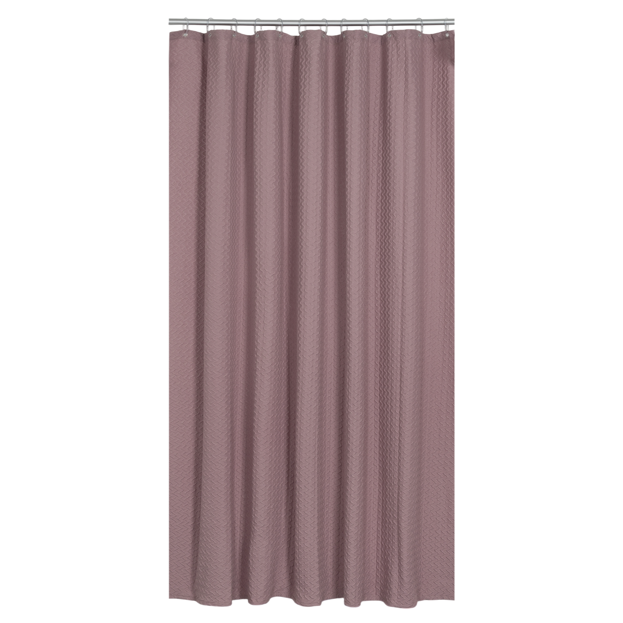 Изображение товара Штора для ванной Swensa Baikal SWC-95-60-BPN 200x180 см полиэстер цвет лиловый