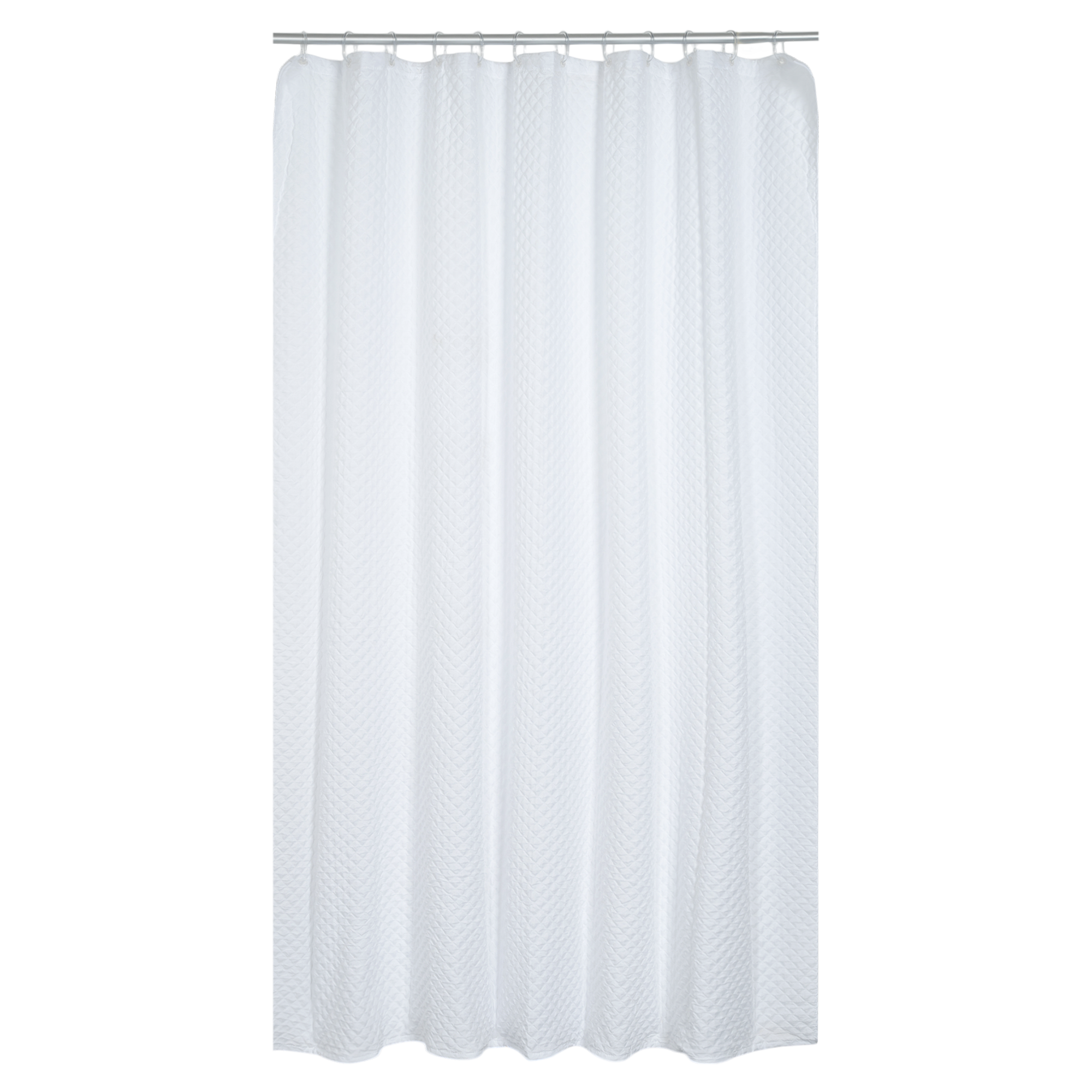 Изображение товара Штора для ванной Swensa Sculip SWC-95-59-WHT 200x180 см полиэстер белая