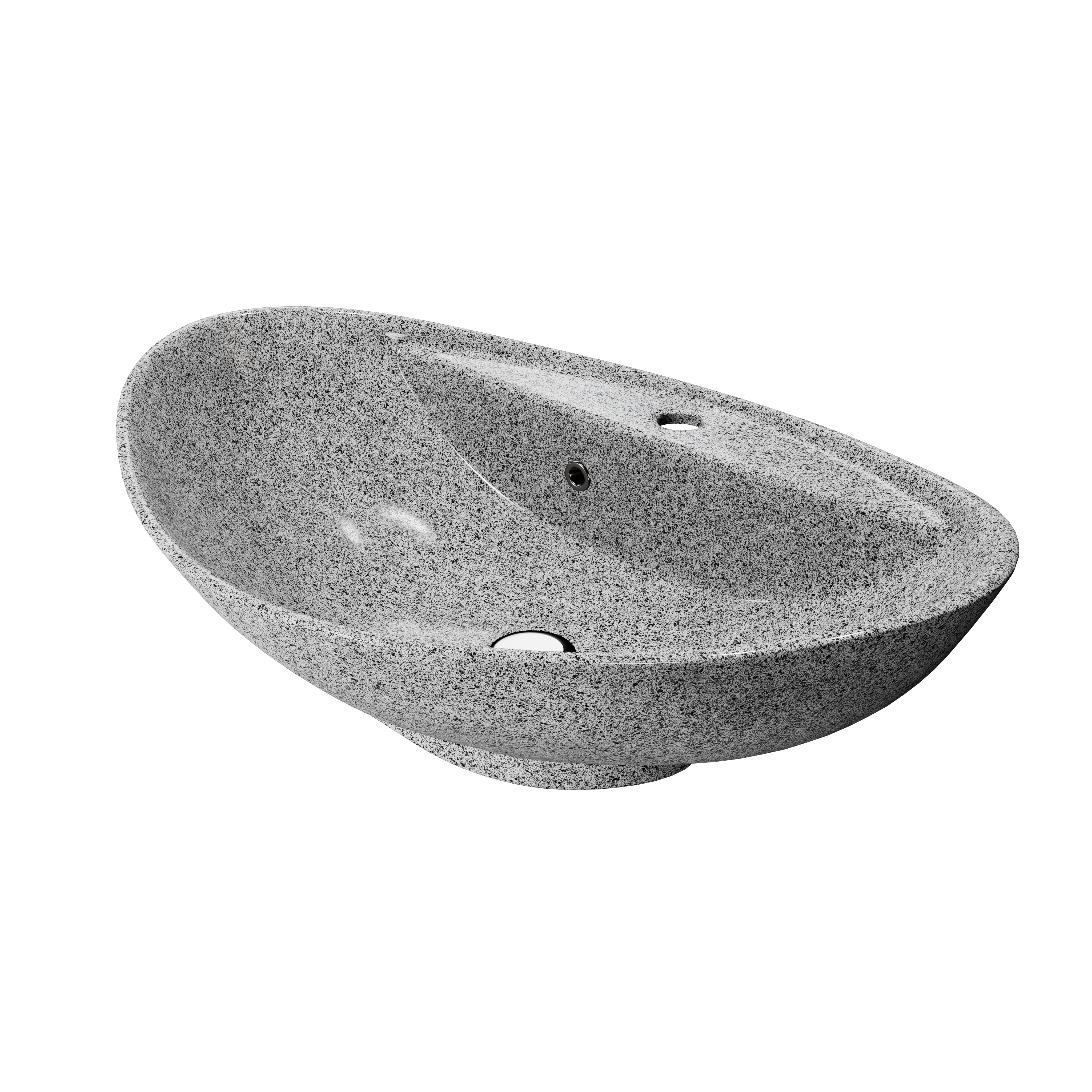 Изображение товара Раковина накладная Kirovit Гамма 60 см цвет мрамор