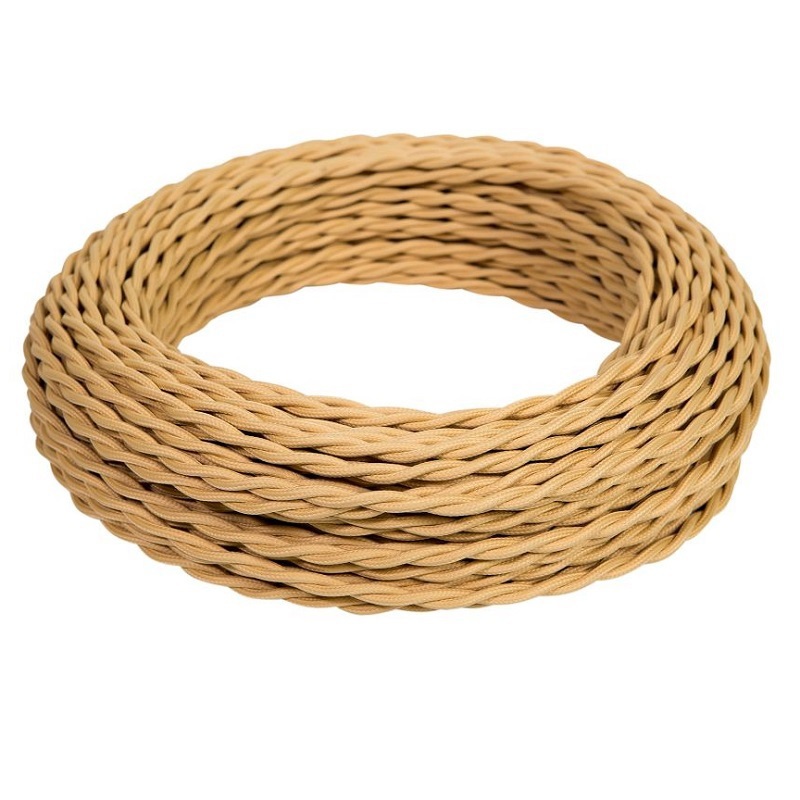 Изображение товара ITOK ПуГВнг(А)-LS 3x2.5 20м песочное золото — витой кабель для внутренней проводки