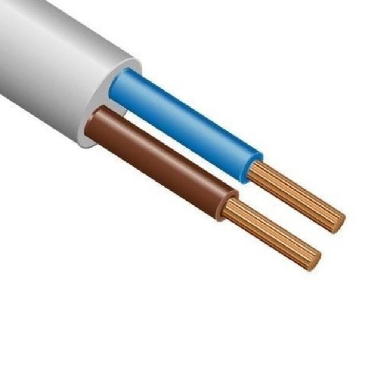 Изображение товара Провод ККЗ ПВСн 2x1 100 м цвет белый ГОСТ iTOK
