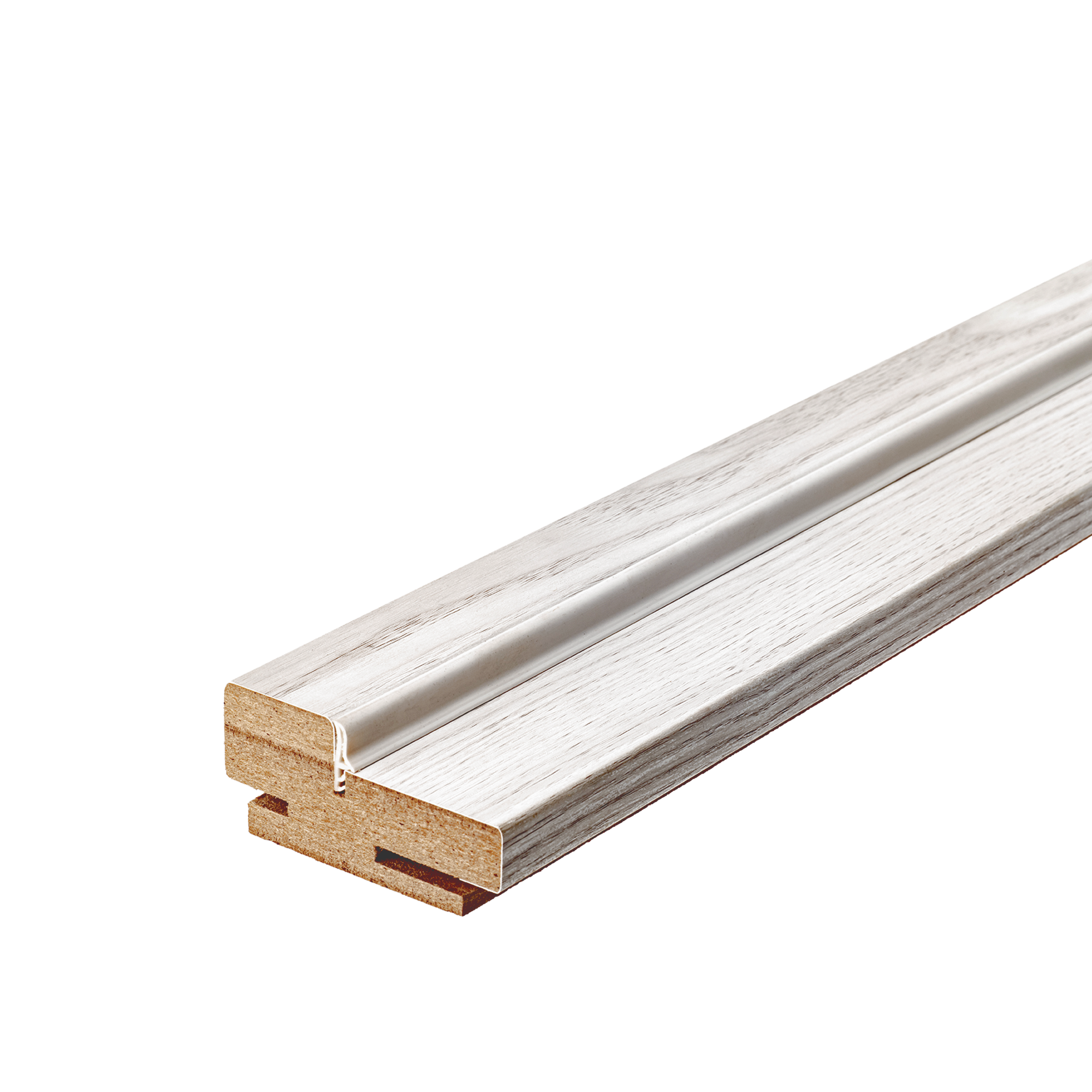 Дверная коробка Борно телескопическая 2070x70x32 мм полипропилен цвет белый дуб (2.5 шт.)