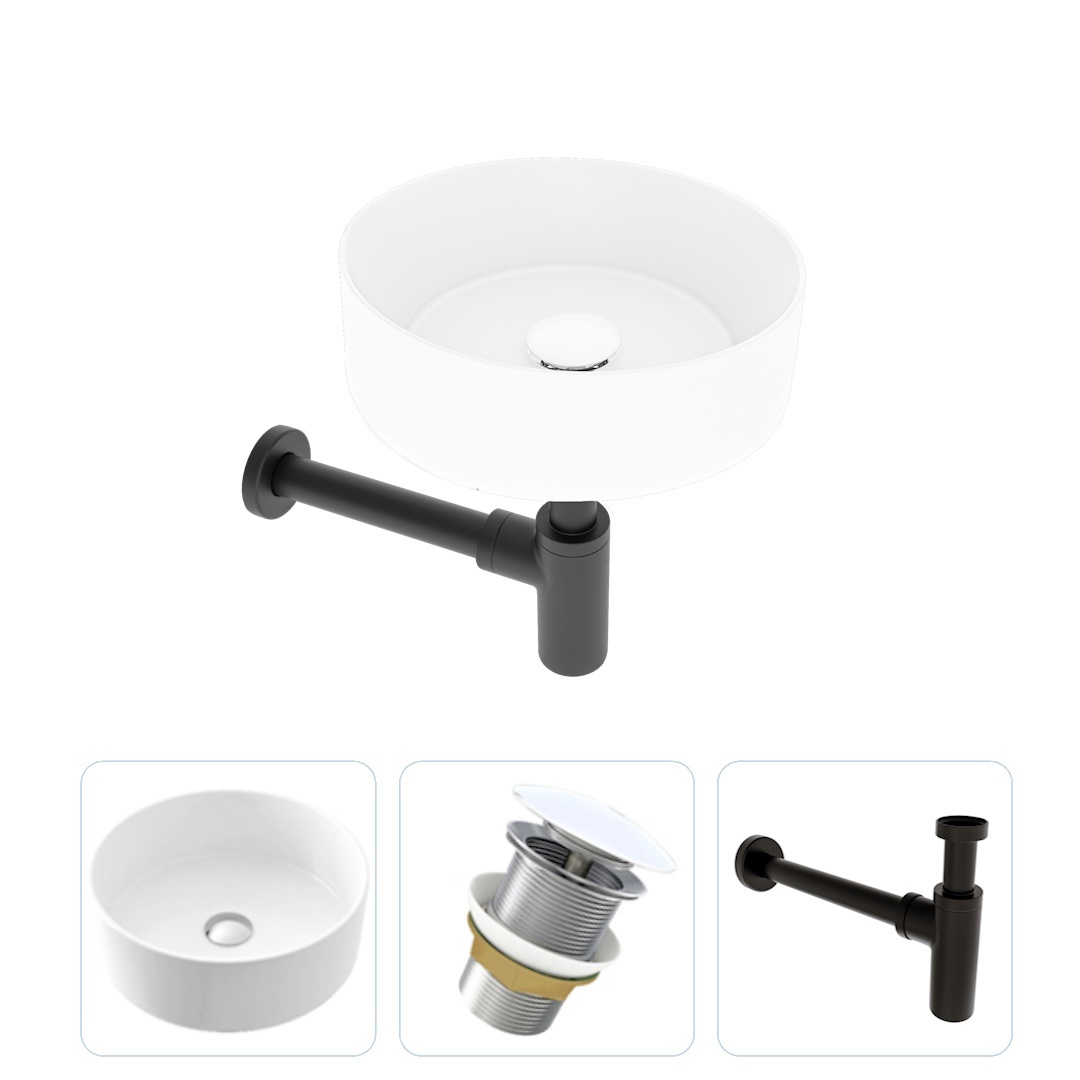 Изображение товара Раковина накладная Teymi Lina F07478 41см цвет белый