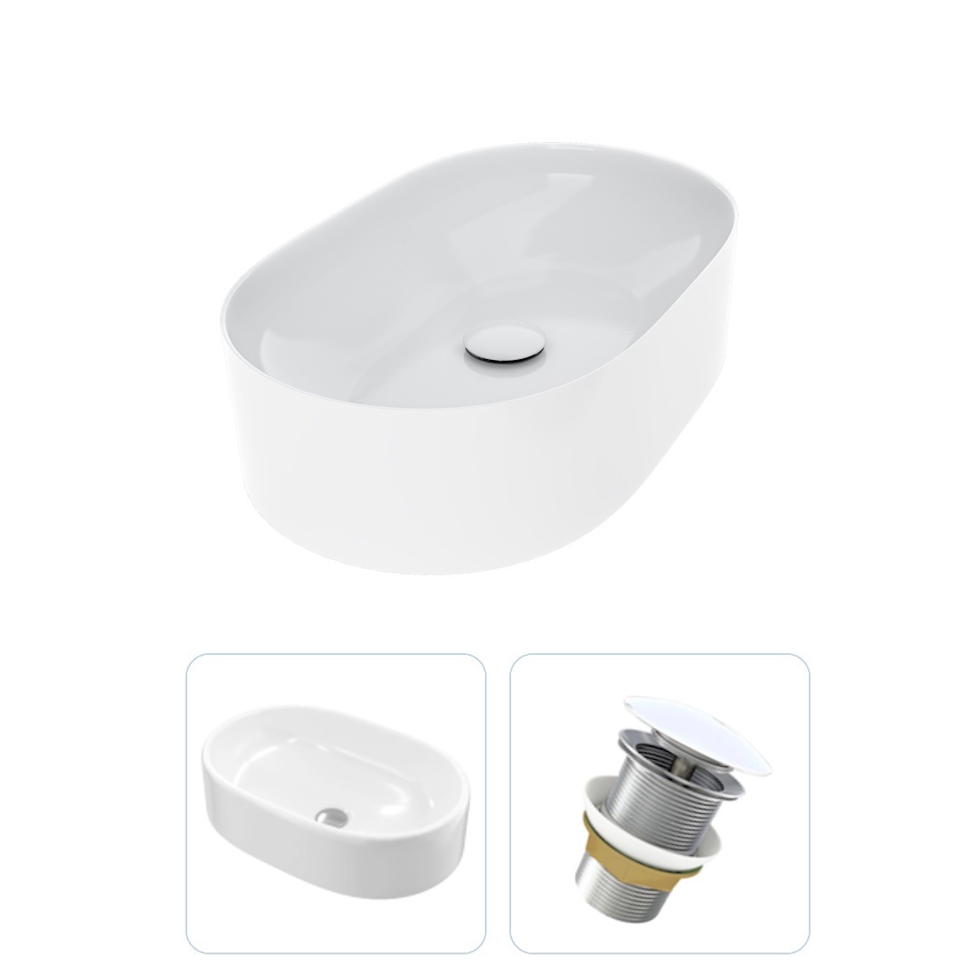 Изображение товара Раковина накладная Teymi Iva F01587 52см цвет белый