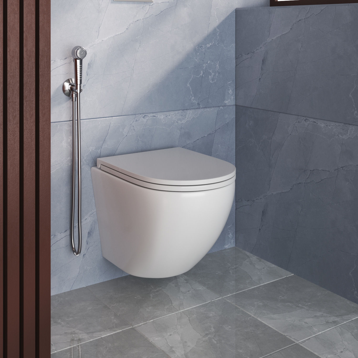 Изображение товара Комплект инсталляция с унитазом Joki JKS102011023BM белый ceramica 10 лет гарантия