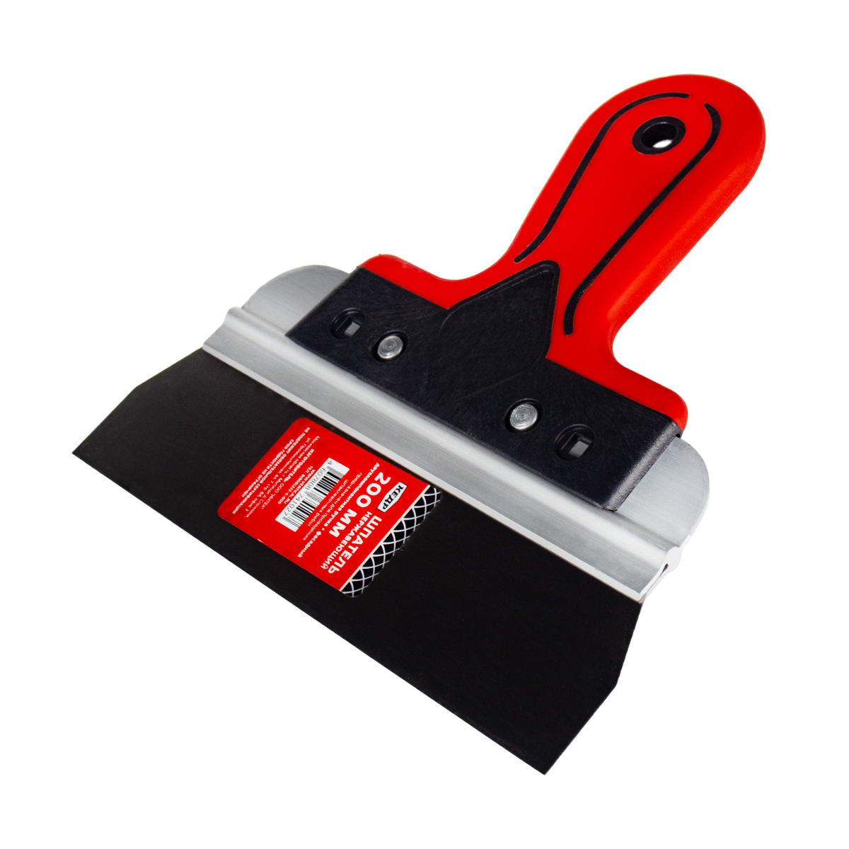 Изображение товара Фасадный шпатель Кедр 200 мм из нержавеющей стали с двухкомпонентной ручкой