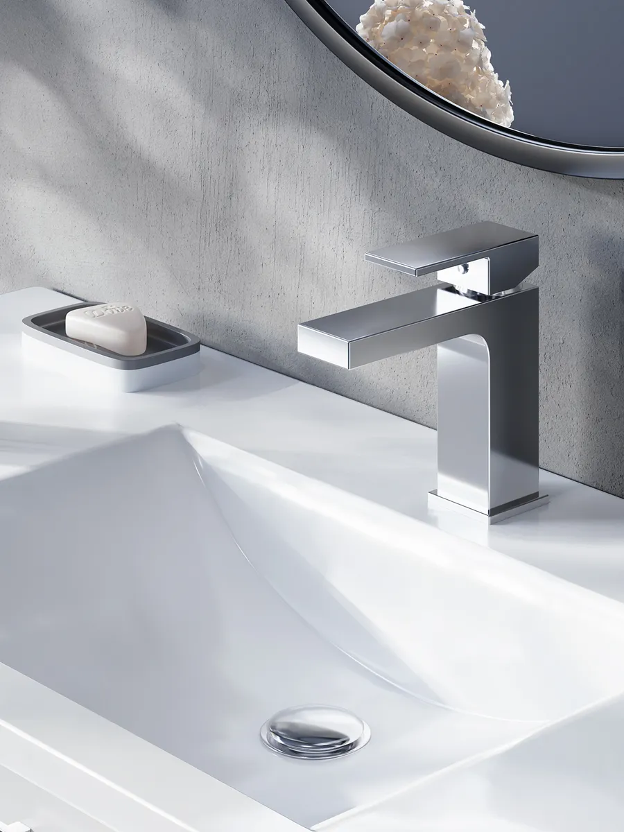 Изображение товара Смеситель для раковины Esko Line EL_AM 26 хром латунь 7 лет гарантия