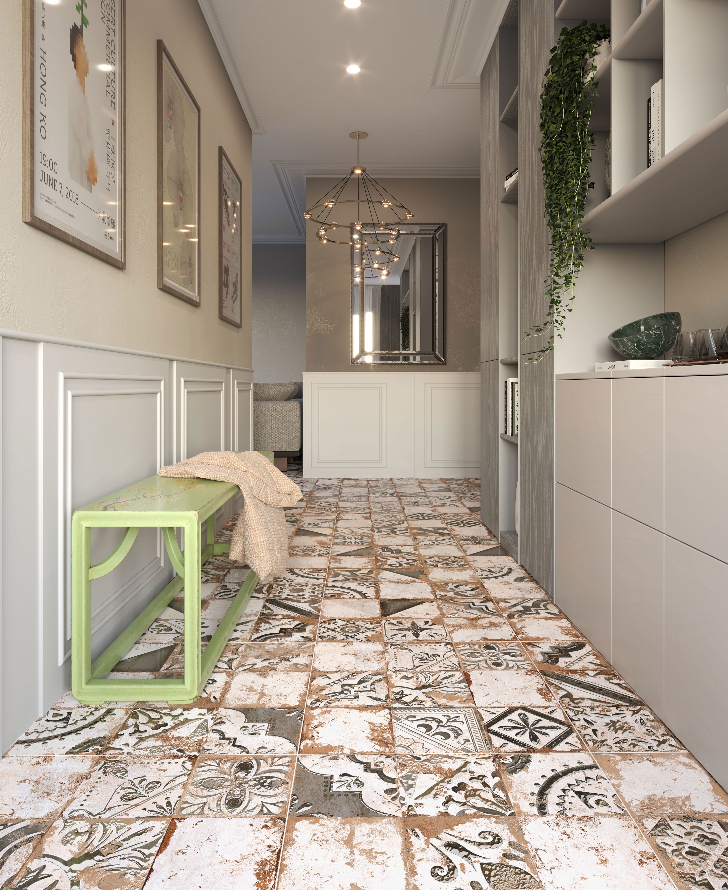 Изображение товара Керамогранит El molino Memory 78901606 58x58см цвет разноцветный