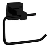 Изображение товара Держатель туалетной бумаги открытый навес квадро металл черный