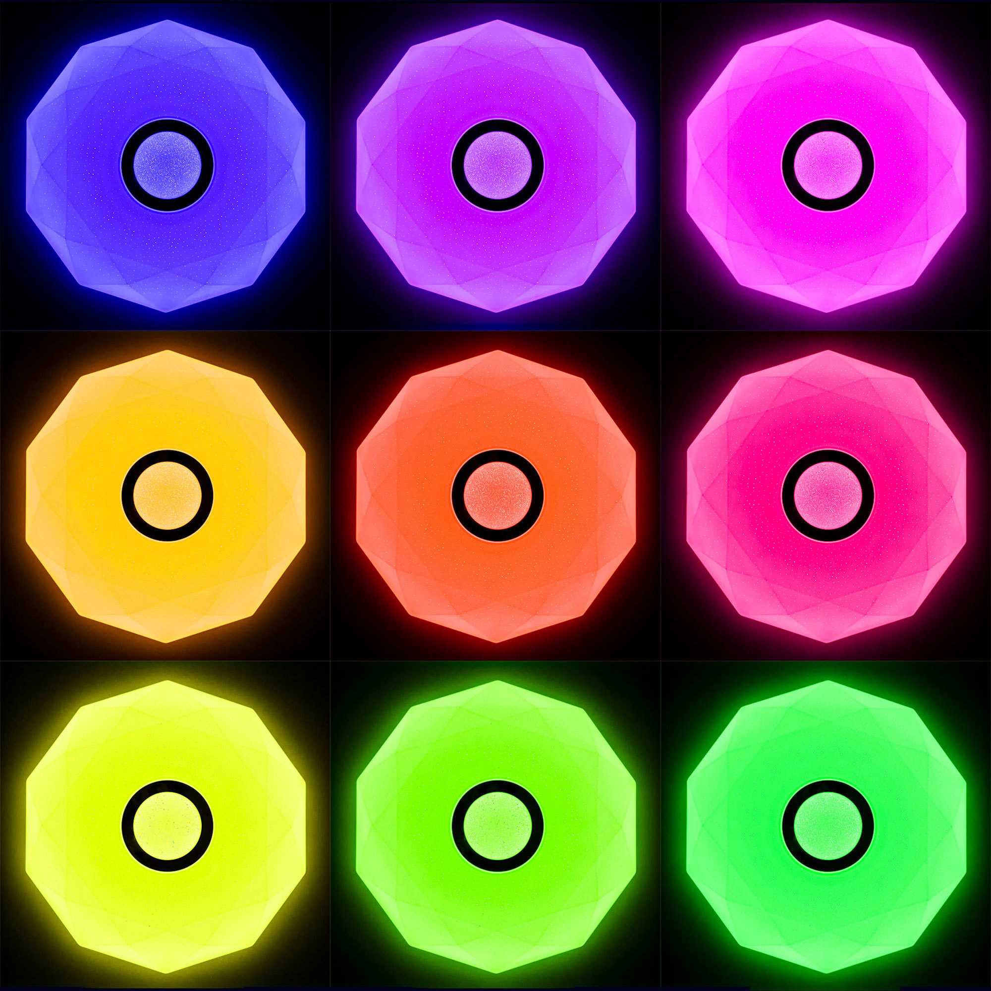 Изображение товара Люстра потолочная светодиодная Citilux Диамант Смарт с RGB управлением, хром