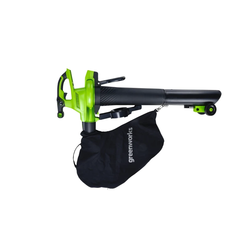 Изображение товара Аккумуляторная воздуходувка Greenworks GD40BVII 40V с функциями пылесоса и мульчирования
