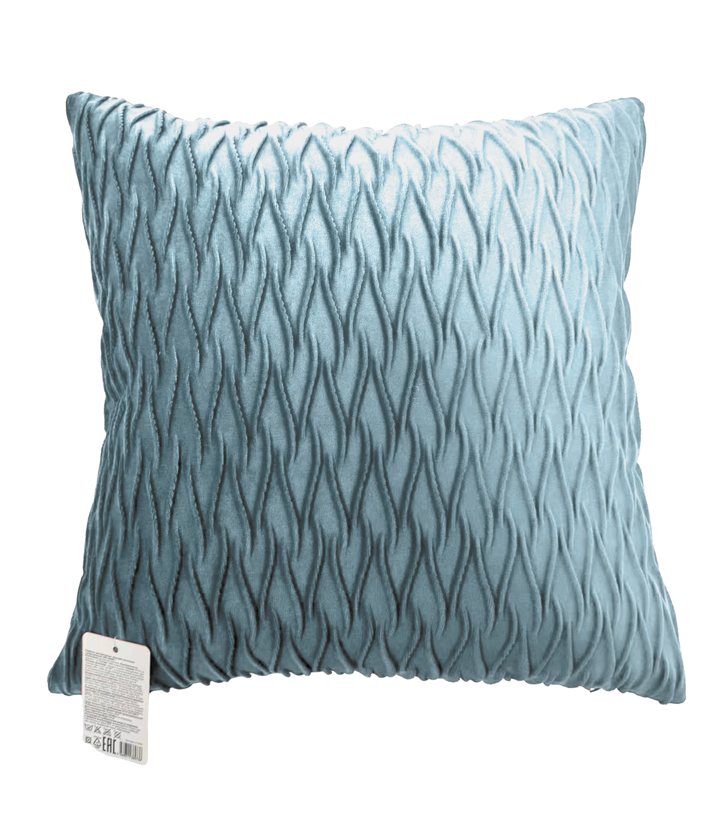 Изображение товара Декоративная подушка Nd Home Бархат 45x45 см цвет голубой