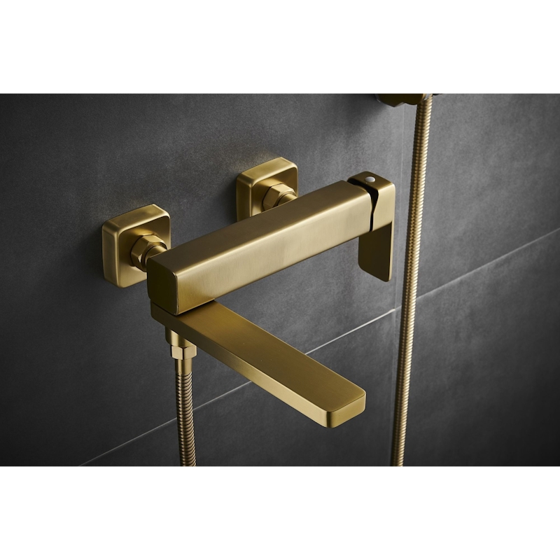 Изображение товара Смеситель FMARK FS8724-22C-LM для ванны с матовым золотым покрытием