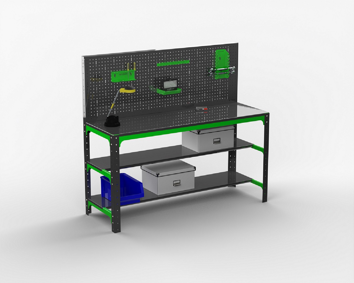 Изображение товара Стол металлический Metalex 201063, максимальная нагрузка 260 кг