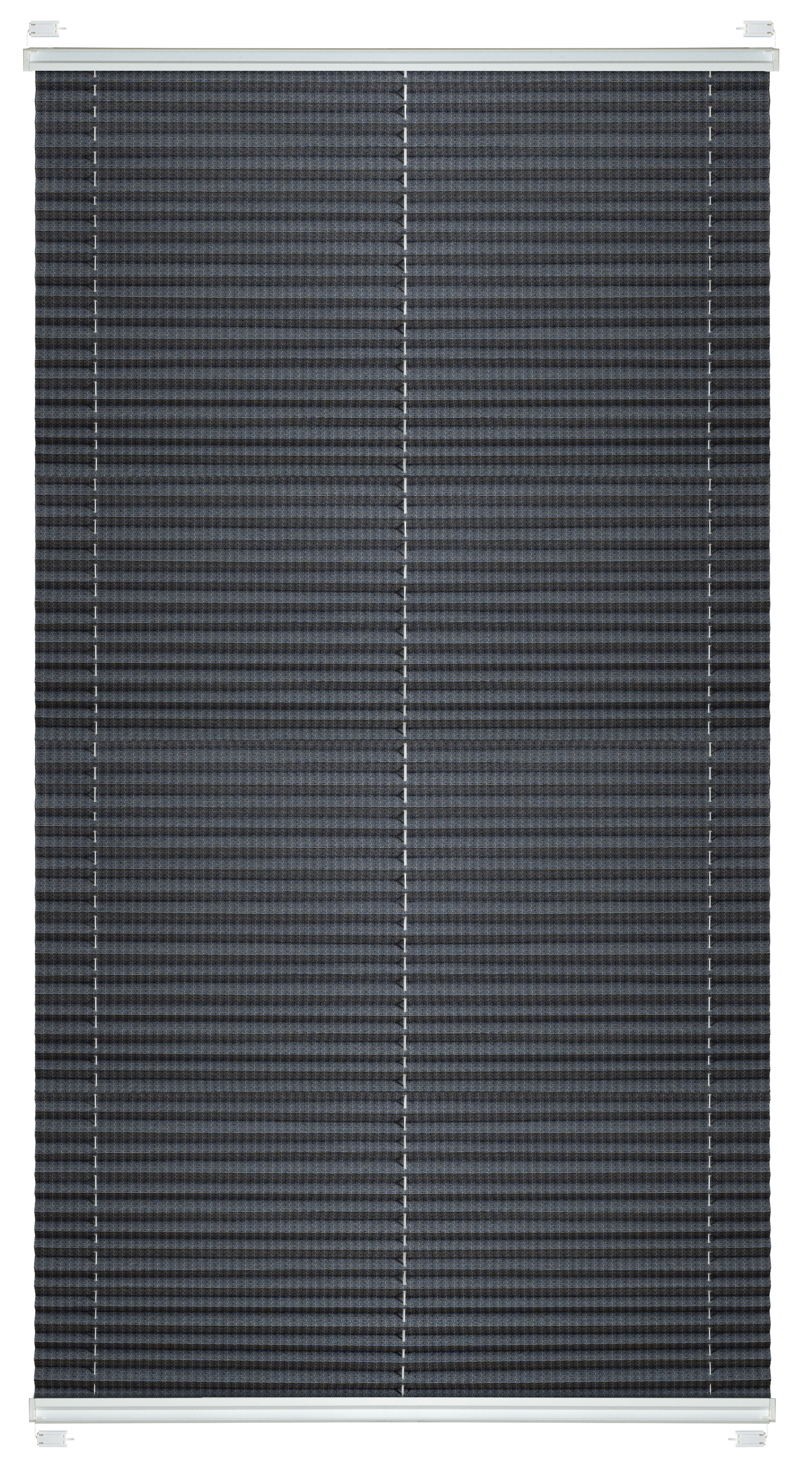 Штора плиссе 52x170 см жаккард графитовая