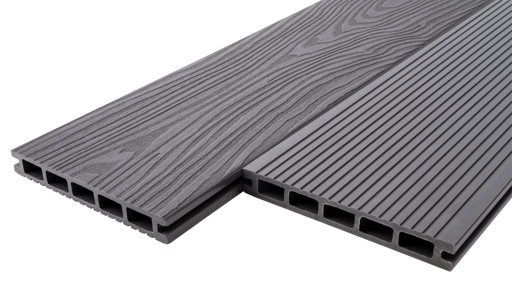 Изображение товара Террасная доска ДПК T-Decks цвет Серый 2000x150x20 мм двусторонний 0.3 м²