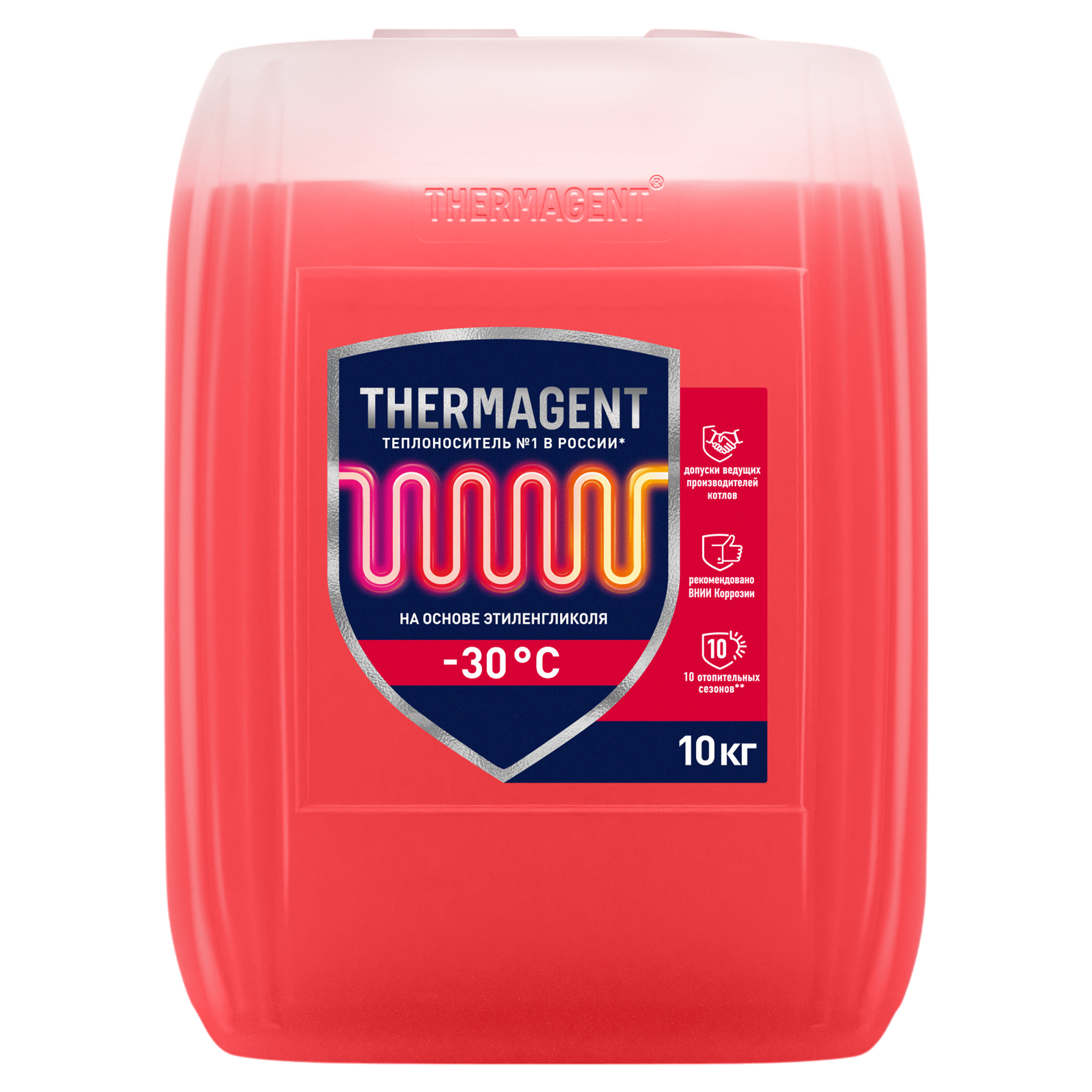 Изображение товара Теплоноситель Thermagent 910265 низкозамерзающий 10 кг этиленгликоль