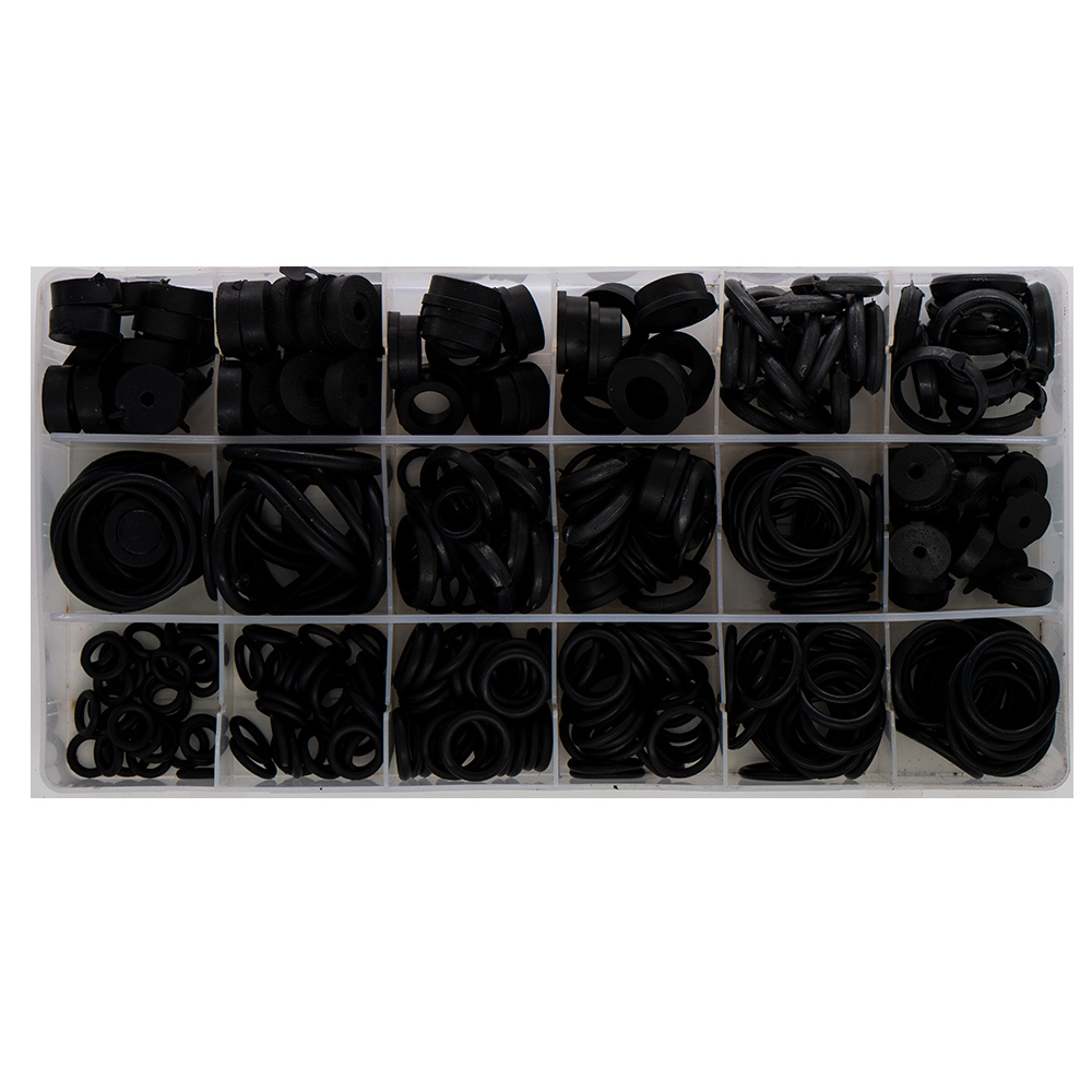 Изображение товара Набор сантехнических прокладок 405 шт в пластиковом кейсе для Смесителей и сантехники