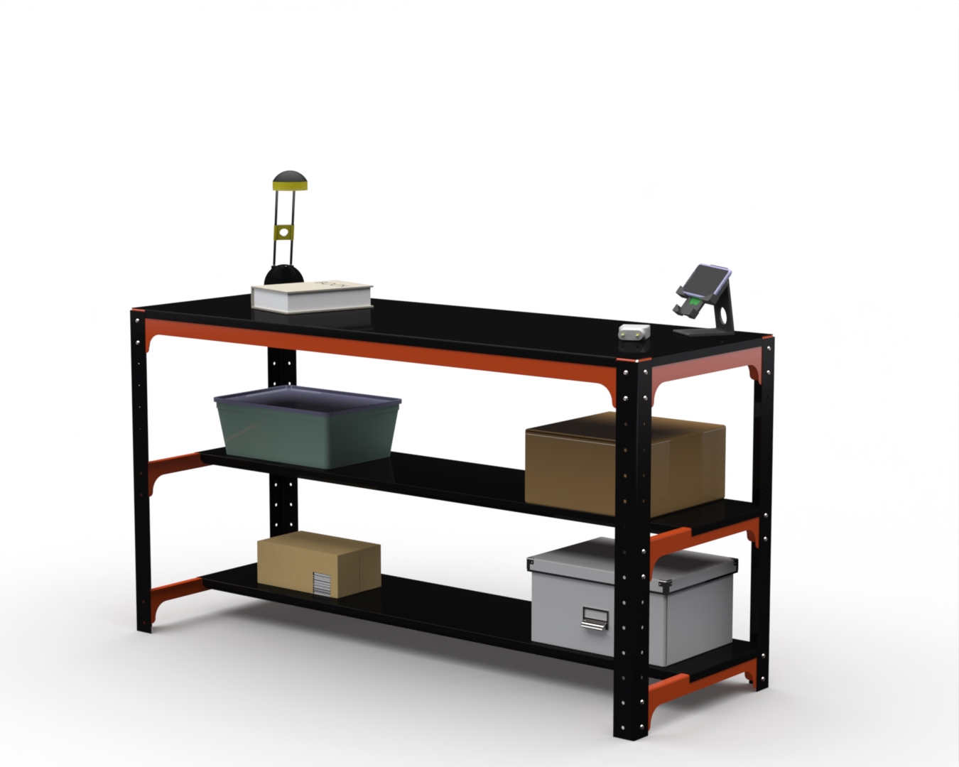 Изображение товара Стол металлический Metalex 201192, максимальная нагрузка 260 кг