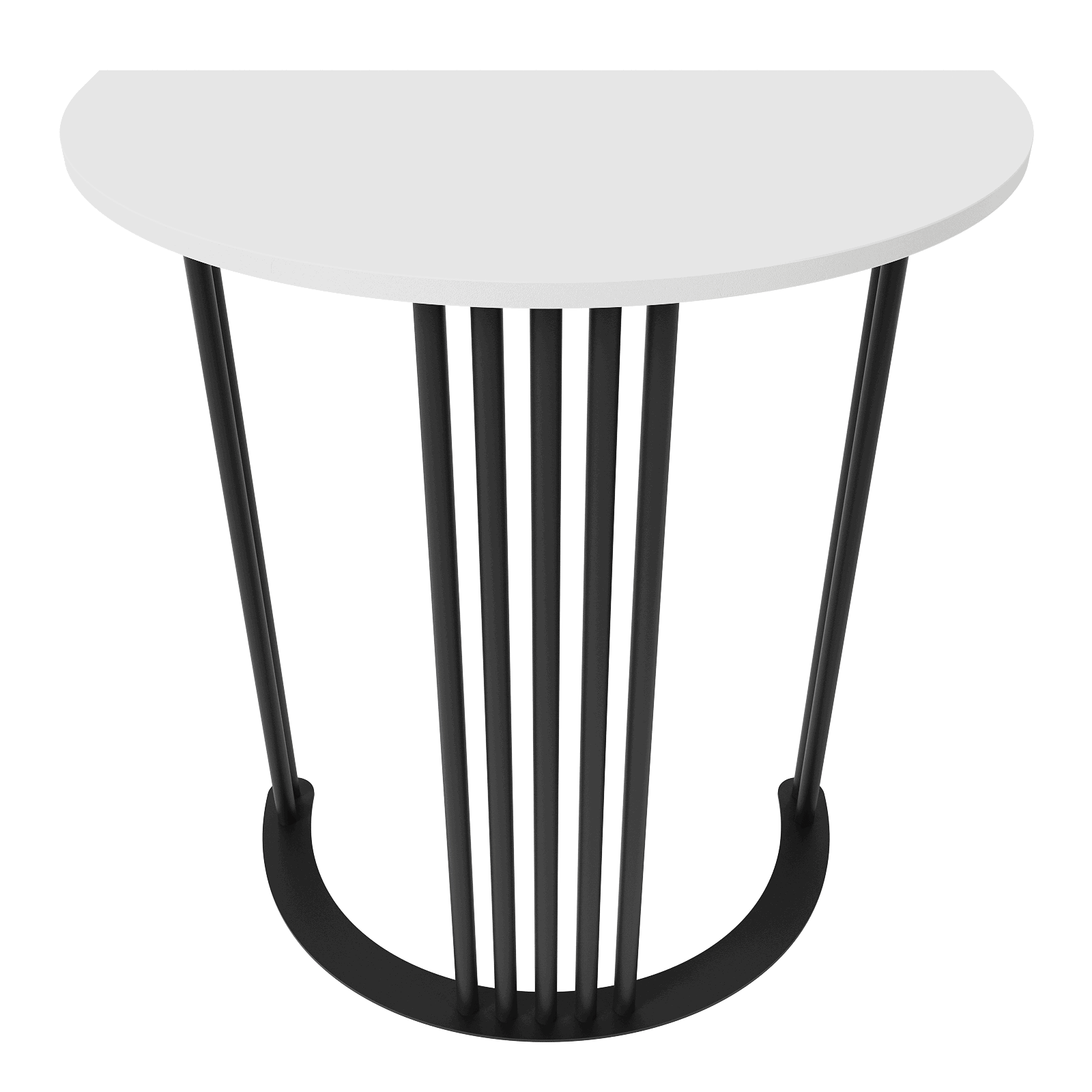 Изображение товара Консоль Genglass GGK-05-2-3-7040 современный дизайн металлическая 75х40х70 см белый