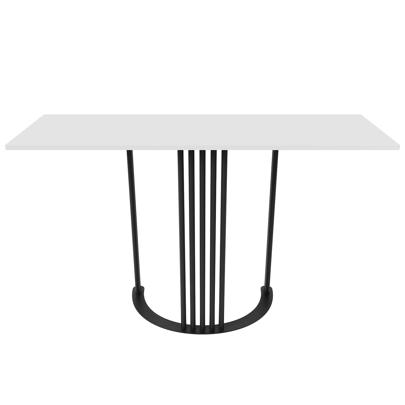 Изображение товара Консоль Genglass GGK-05-2-3-12040 белая 40x75x120 см