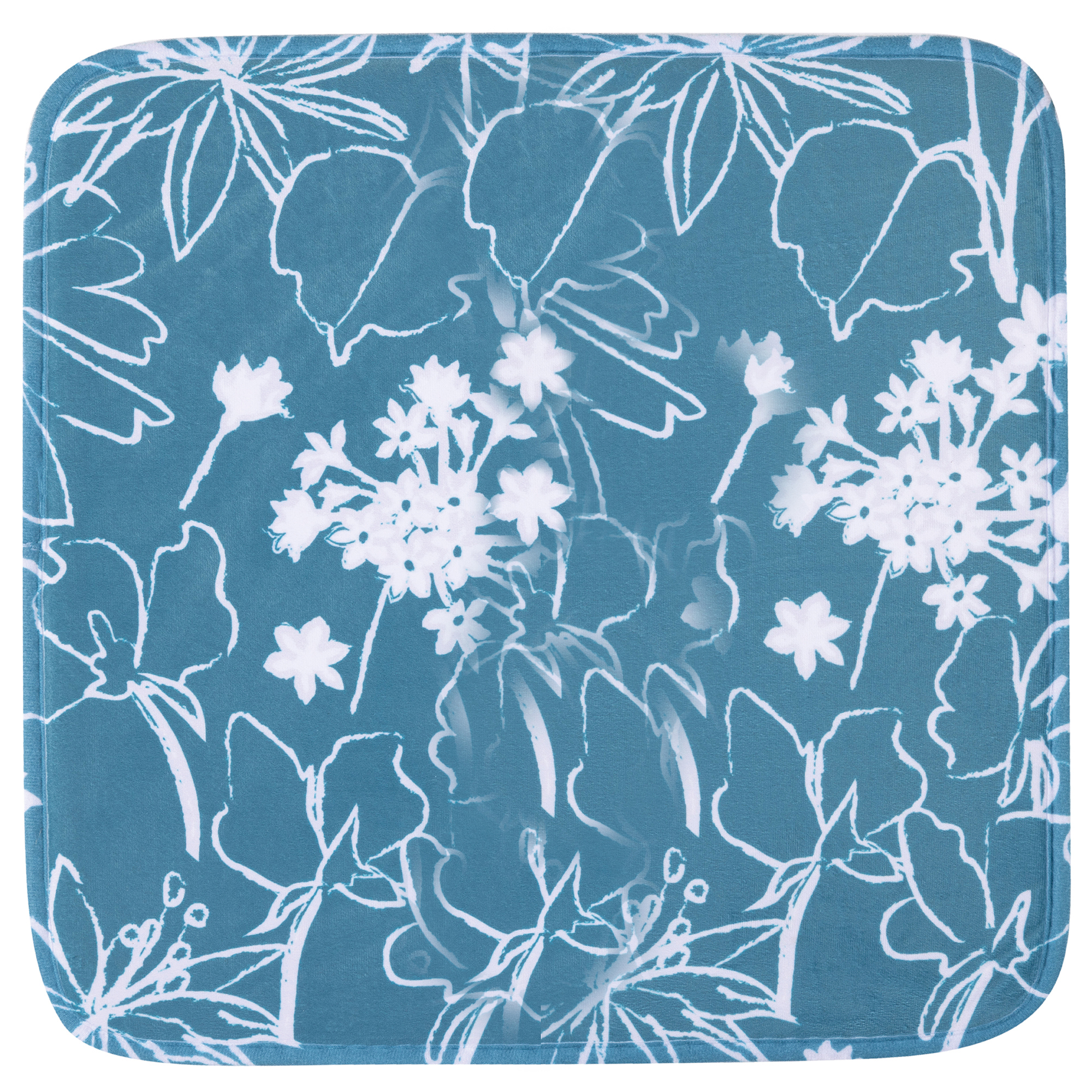 Изображение товара Коврик для туалета Вуаль ADB23126 45x45 см противоскользящий синий