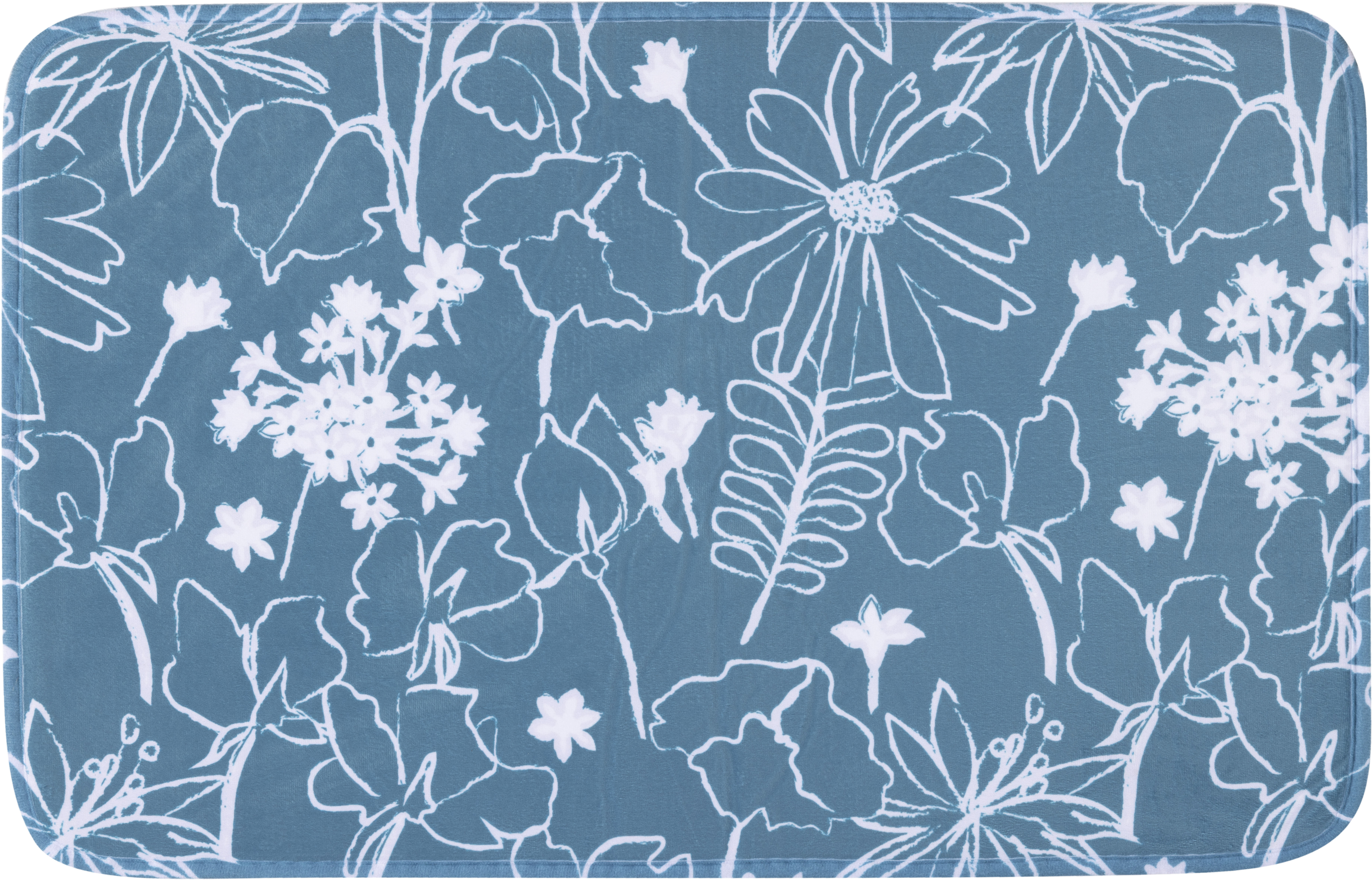 Изображение товара Коврик для ванной Вуаль ADB23115 45x70 см цвет синий