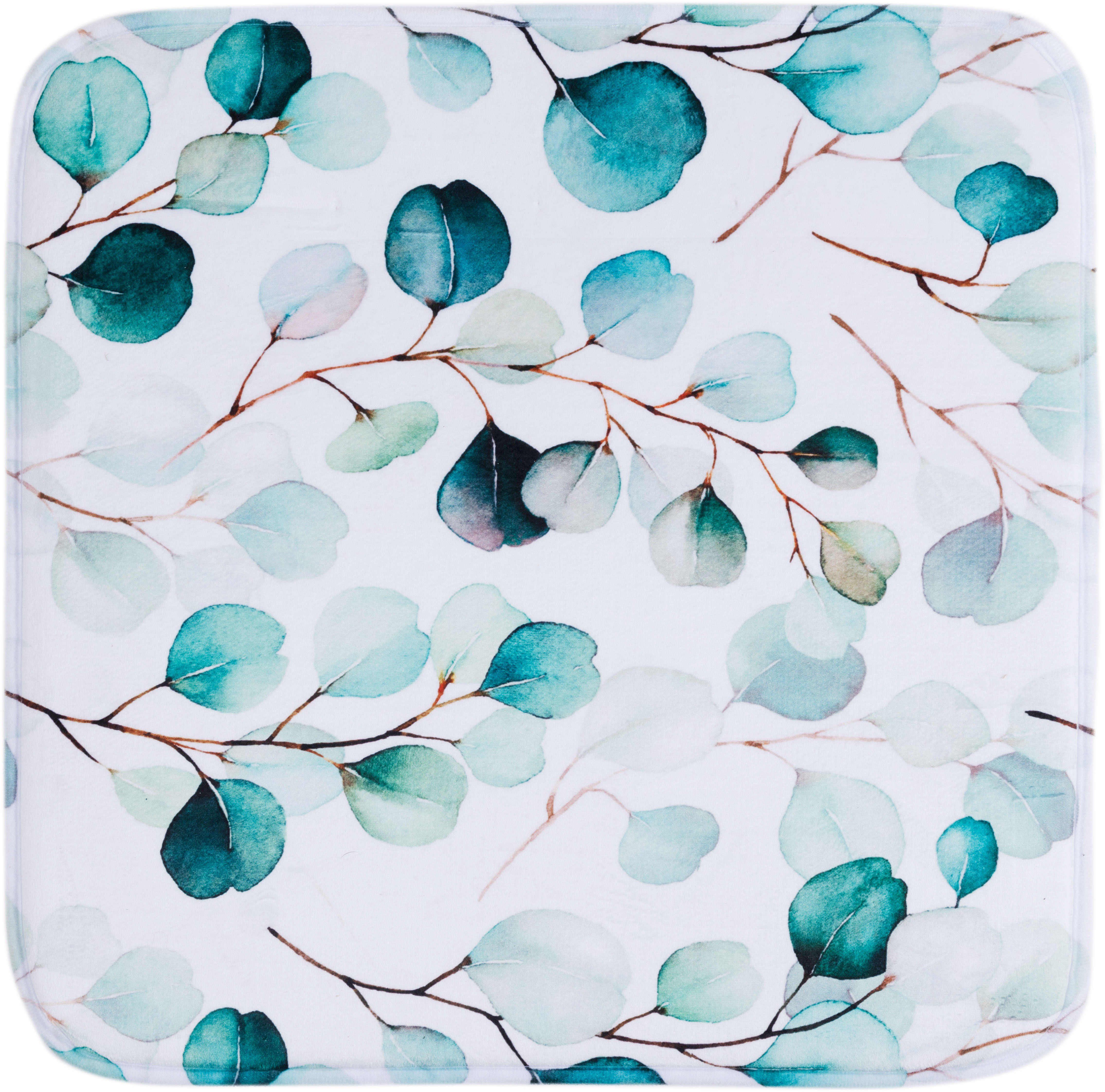 Изображение товара Коврик для туалета Свежесть ADB23129 45x45 см бело-зеленый