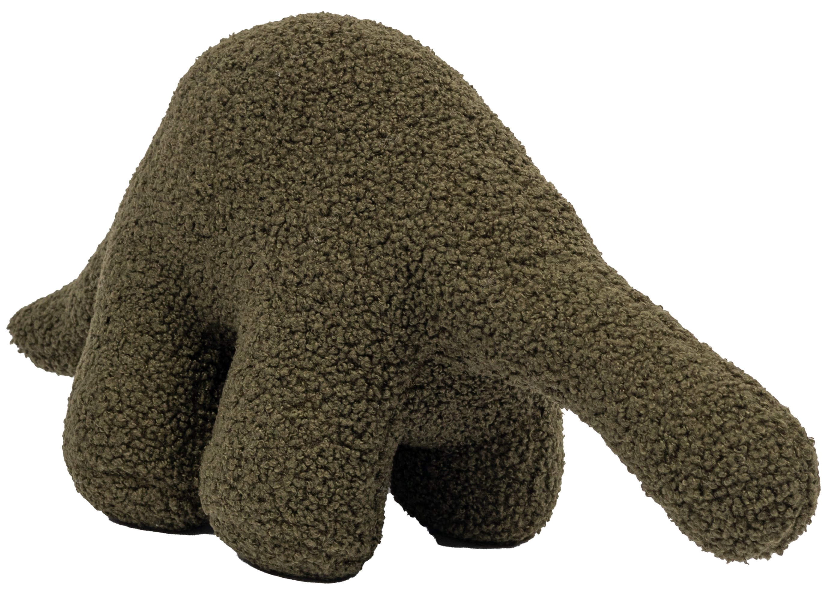 Изображение товара Декоративная подушка Динозавр 54x20 см зеленая фигурная