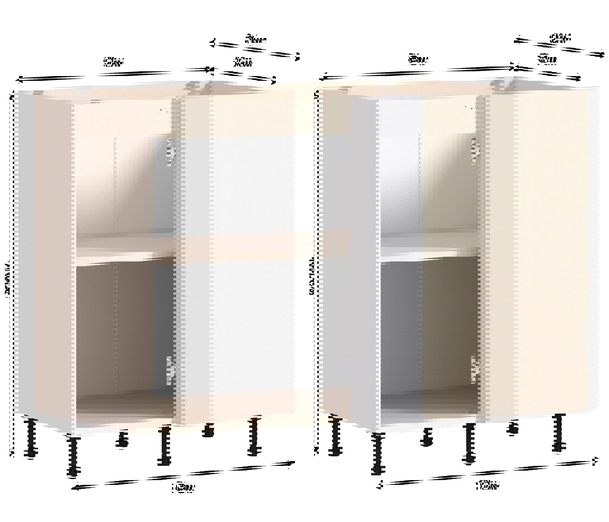Изображение товара Регина РСП/1-100: напольная тумба, 105x82x56 см, песочный дуб дикий