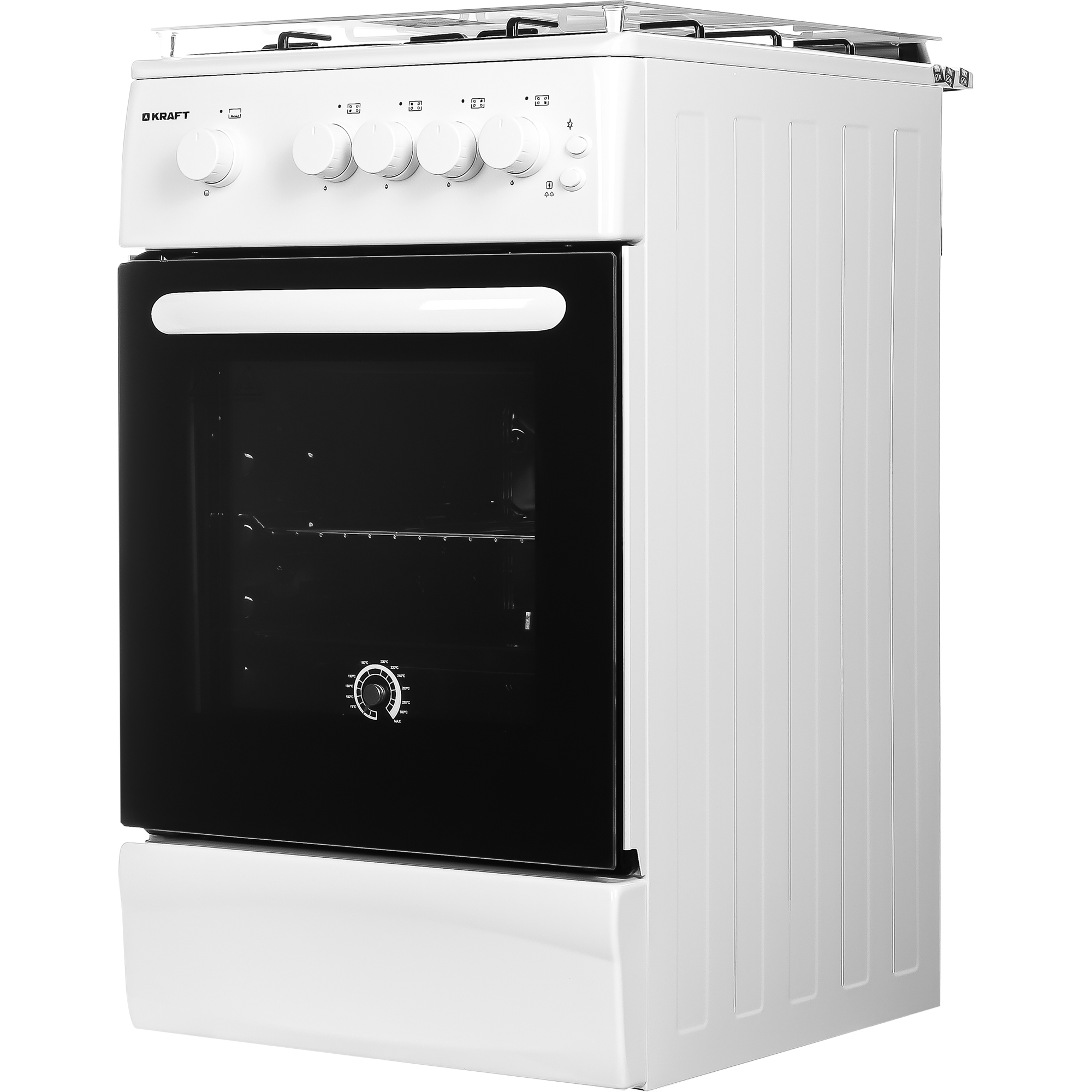 Изображение товара Газовая плита Kraft KF-FSK5404AGWG с духовкой и автоподжигом