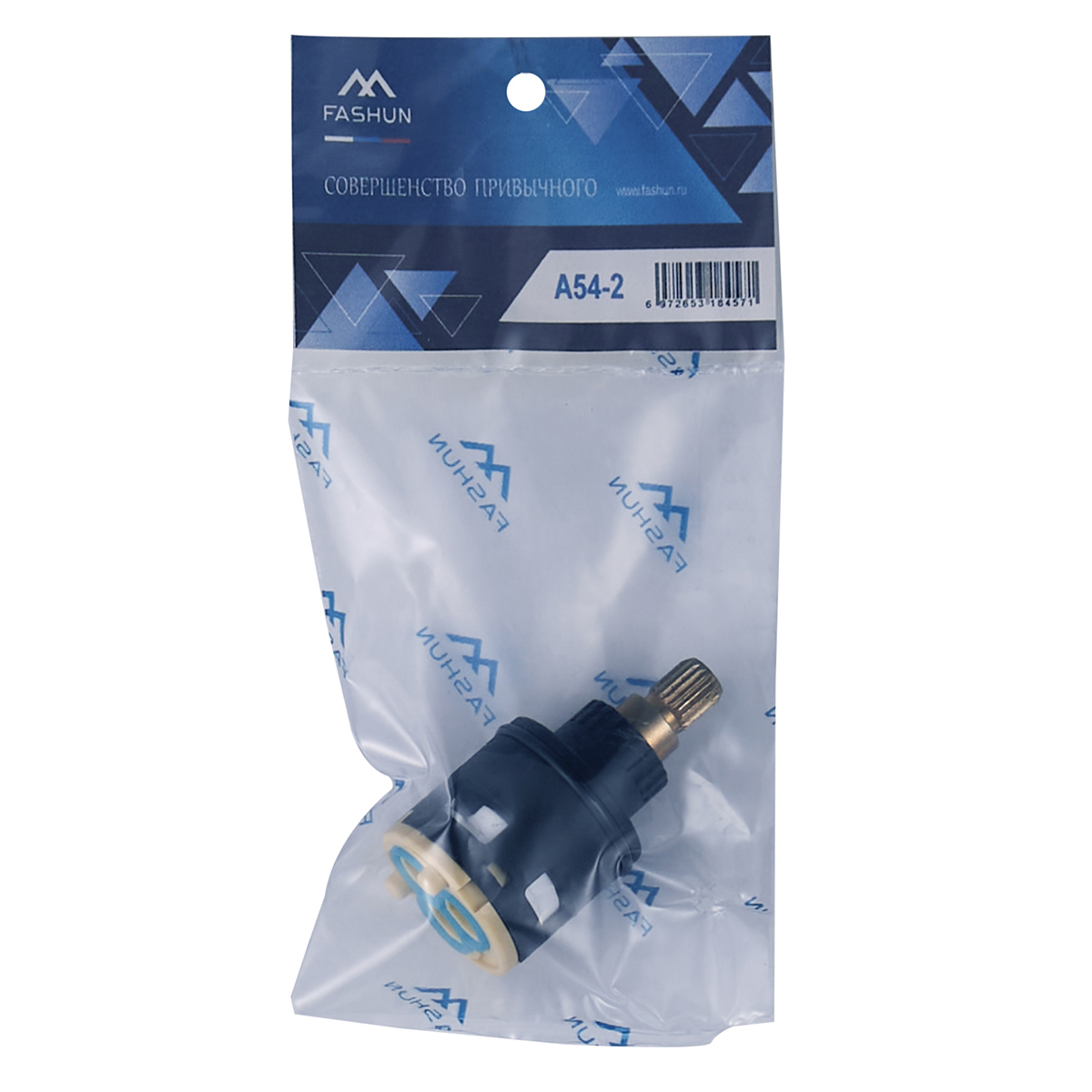 Изображение товара Керамическая кран-букса Fashun A54-2 для вентильных смесителей латунь