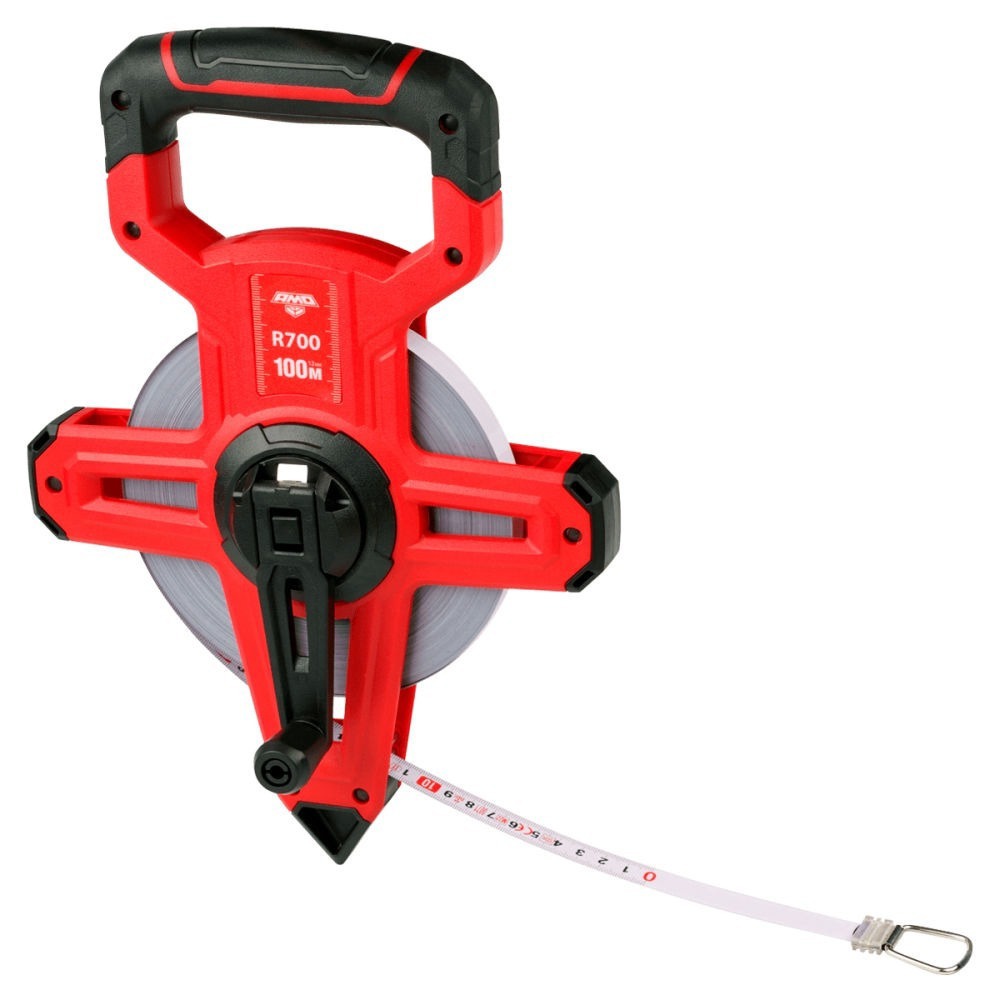Изображение товара Рулетка измерительная AMO R700 100 м сталь нейлон редуктор Китай