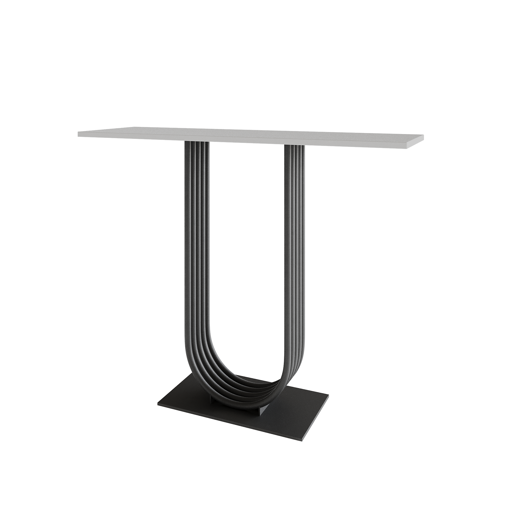 Изображение товара Консоль Genglass GGK-02-2-3-100 современная металлическая с ЛДСП Россия