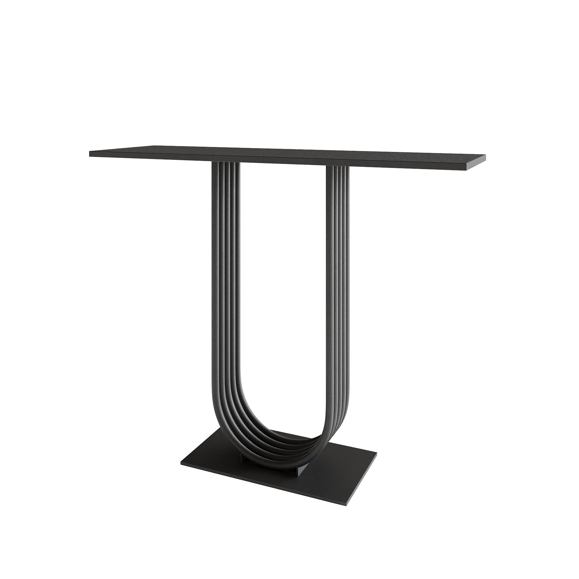 Изображение товара Консоль Genglass GGK-02-2-2 черного цвета 80x35x100 см