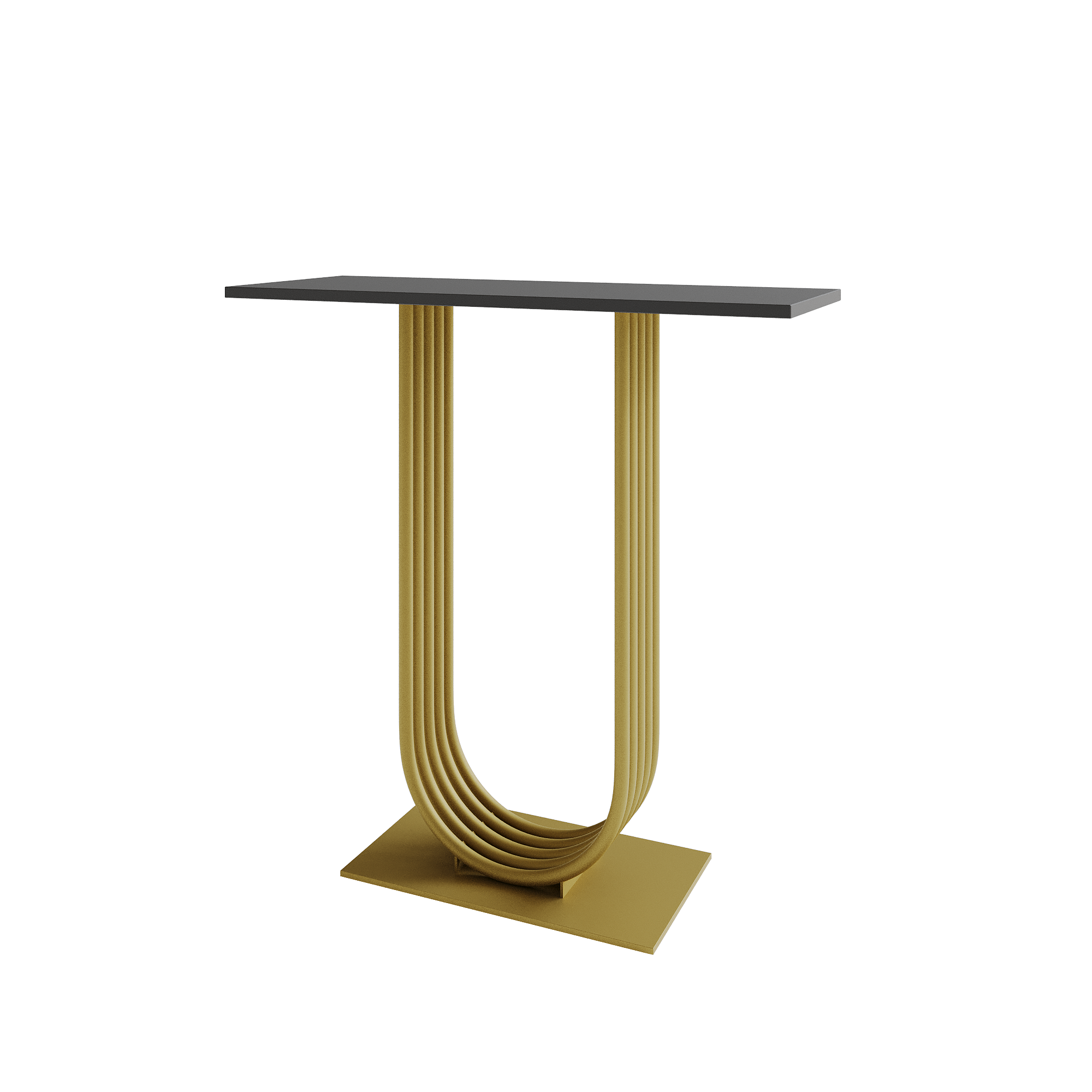 Изображение товара Консоль Genglass GGK-02-1-2-80 35х80х80 см черный металл