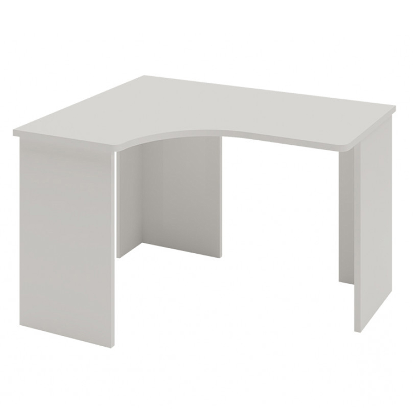 Изображение товара Стол Мэрдэс СКЛ-Угл120 угловой письменный из ЛДСП белого цвета