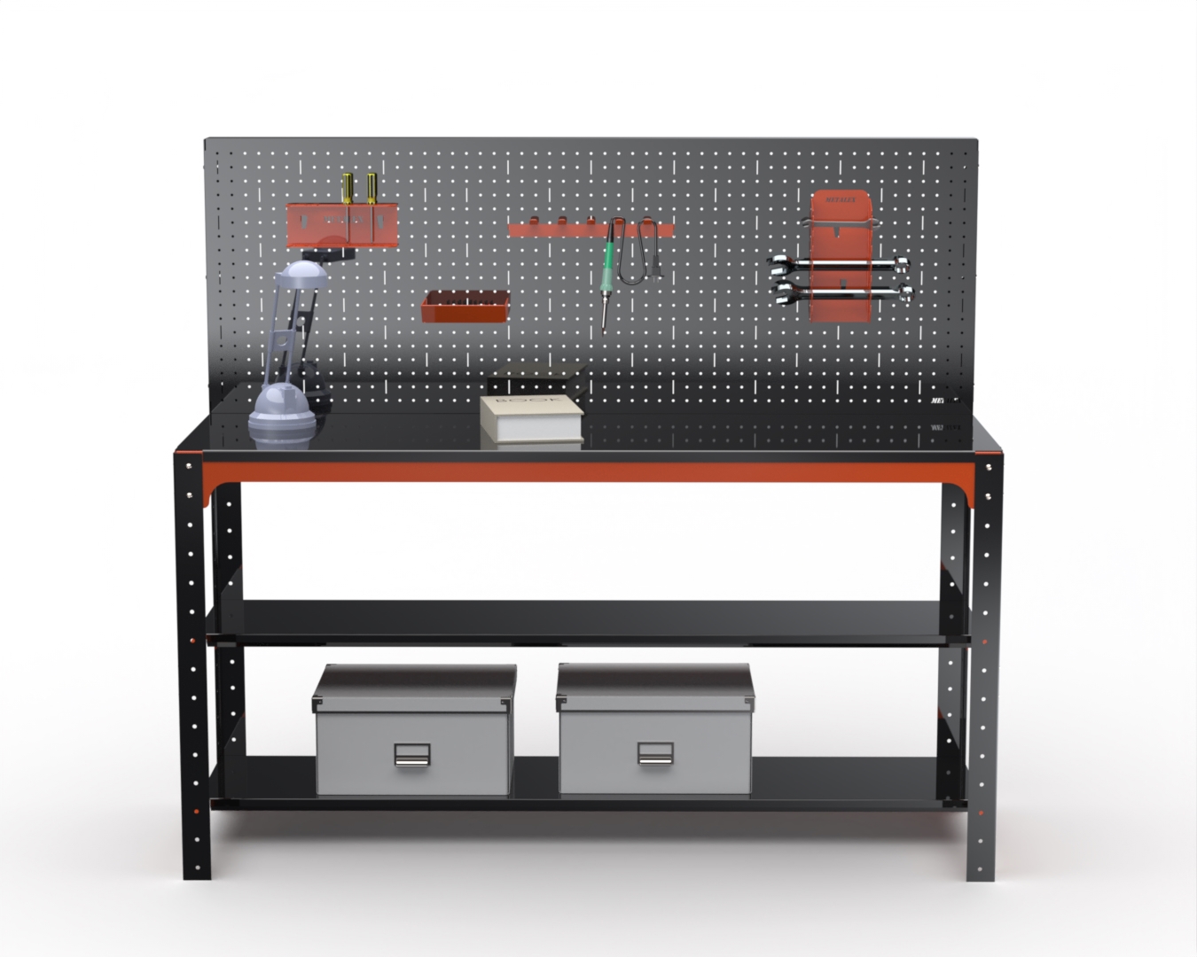 Изображение товара Стол металлический Metalex 201231, максимальная нагрузка 260 кг